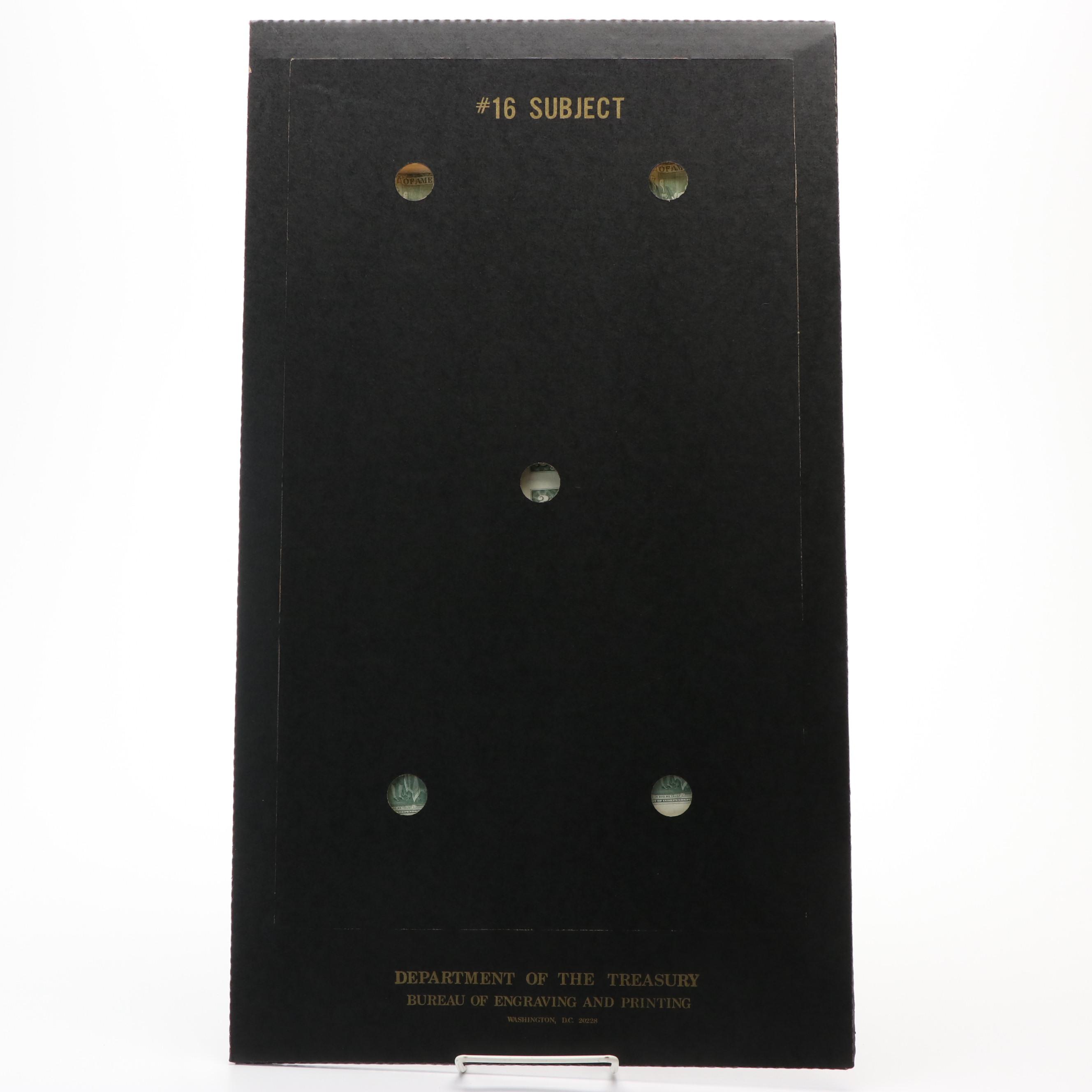 Uncut Sheet of Sixteen 1976 U.S. $2 Federal Reserve Star Notes