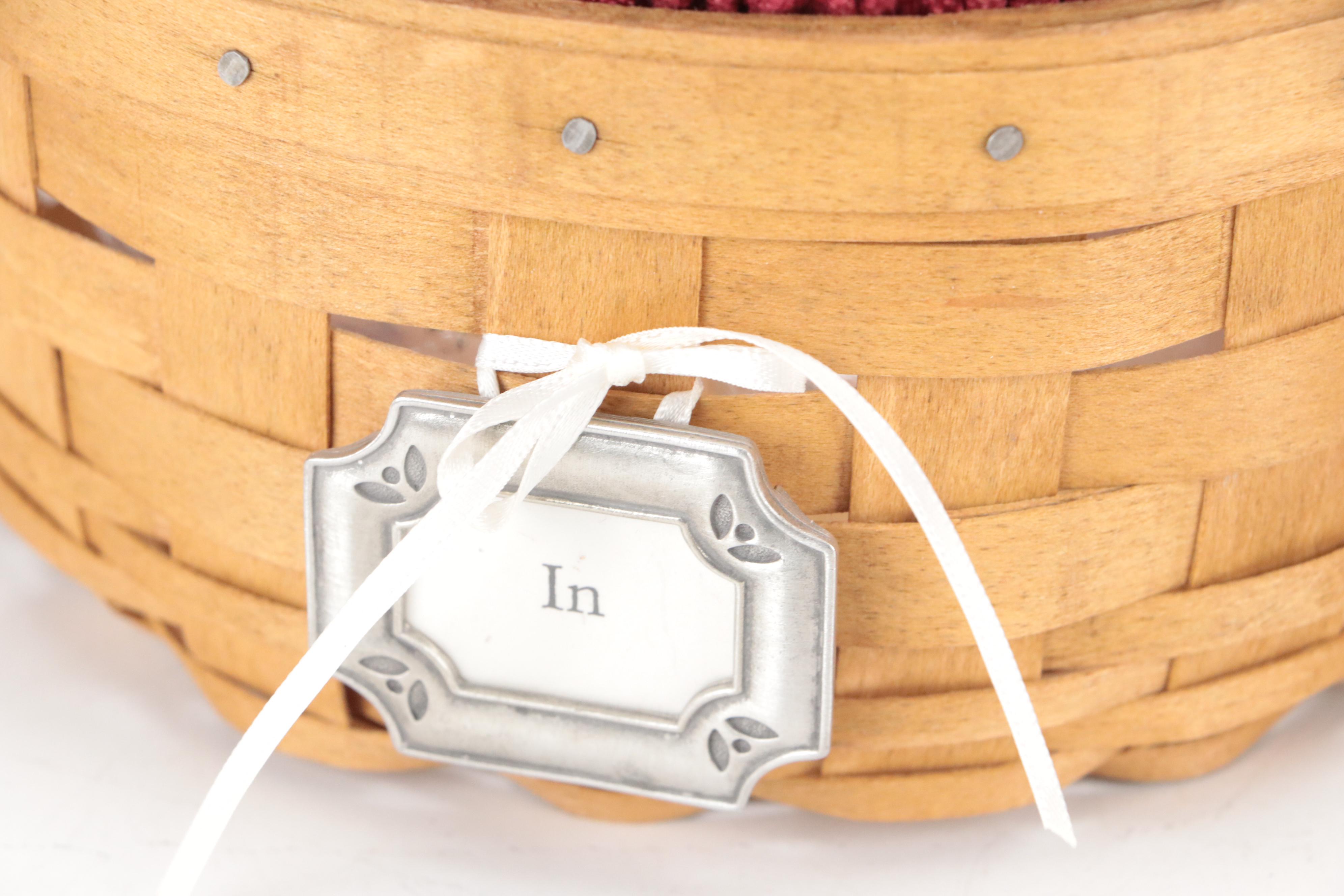 Longaberger Basket Collection Including a 2001 Christmas Shining Star Basket