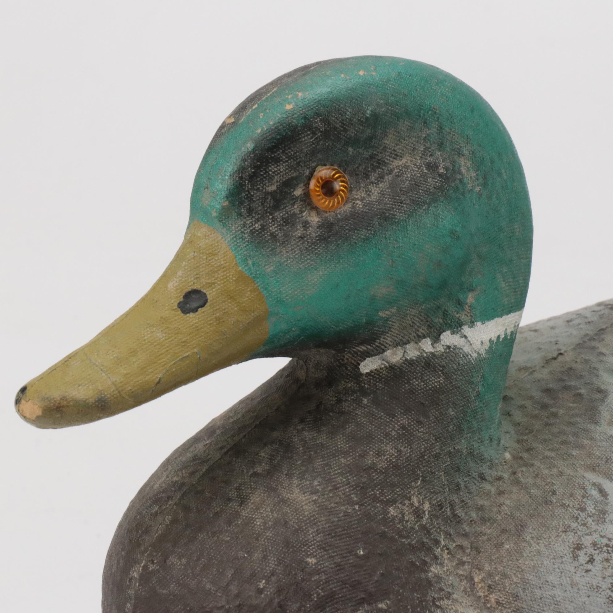 General Fibre Co. and Other Papier-Mâché Duck Decoys, Mid to Late 20th Century