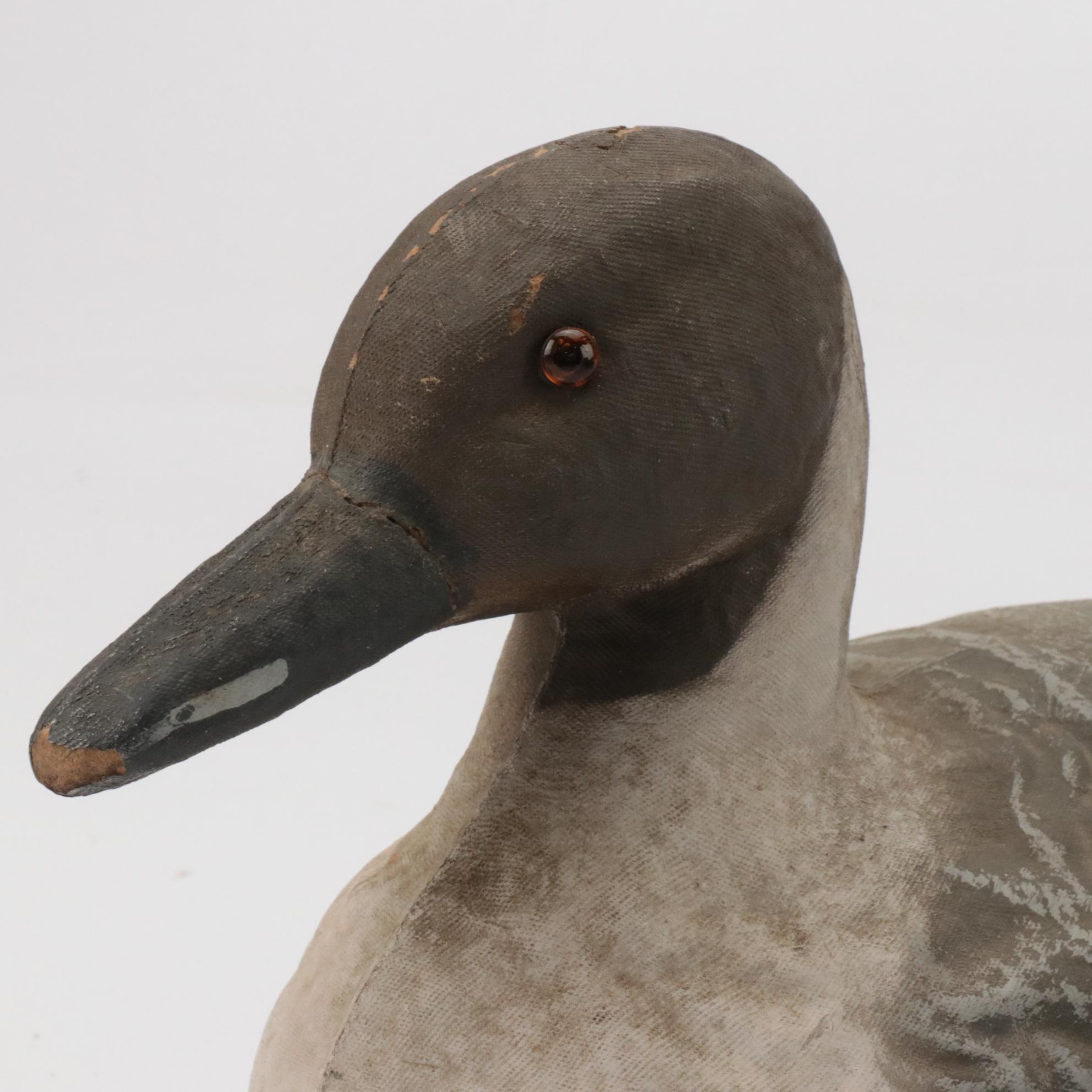 General Fibre Co. and Other Papier-Mâché Duck Decoys, Mid to Late 20th Century
