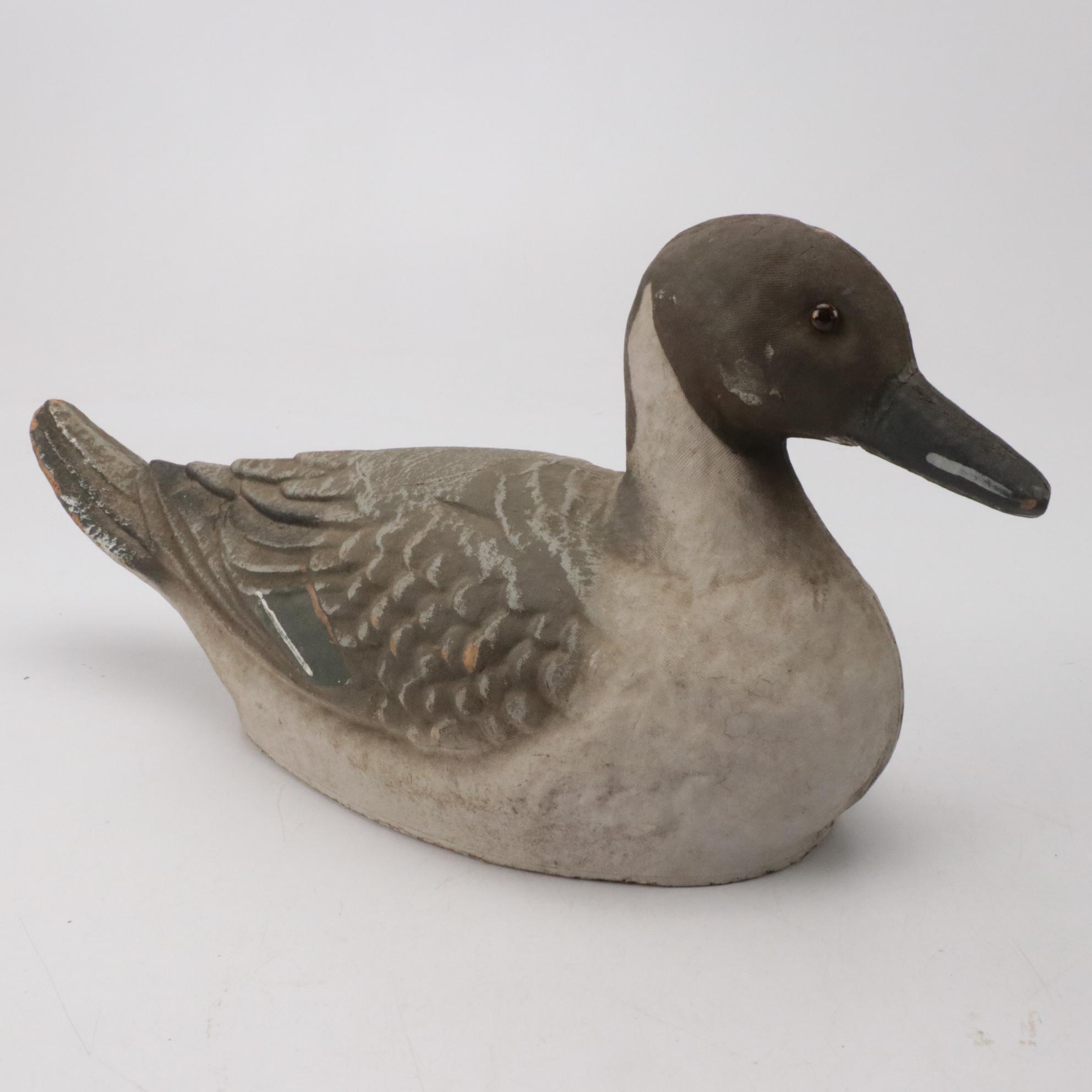 General Fibre Co. and Other Papier-Mâché Duck Decoys, Mid to Late 20th Century
