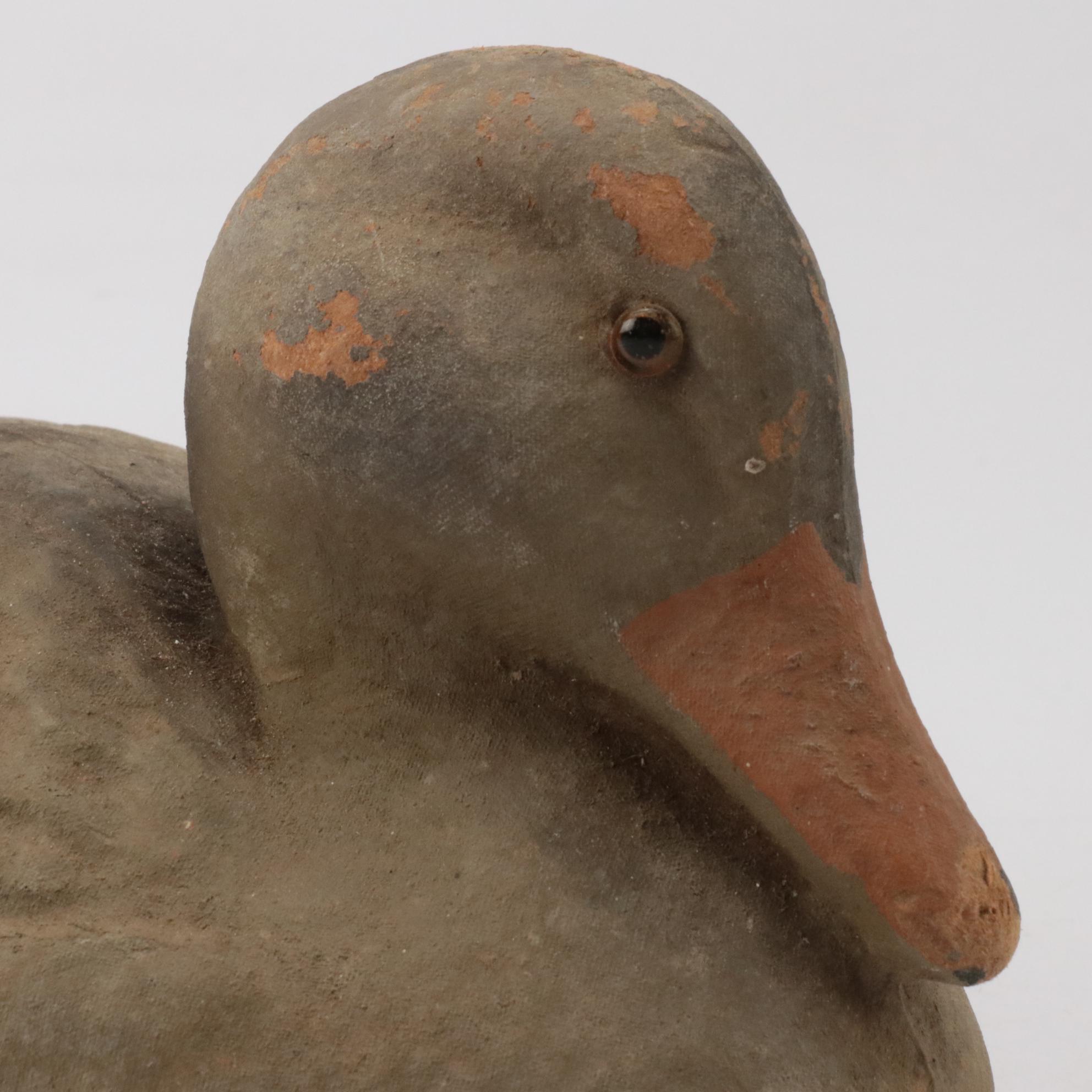 General Fibre Co. and Other Papier-Mâché Duck Decoys, Mid to Late 20th Century