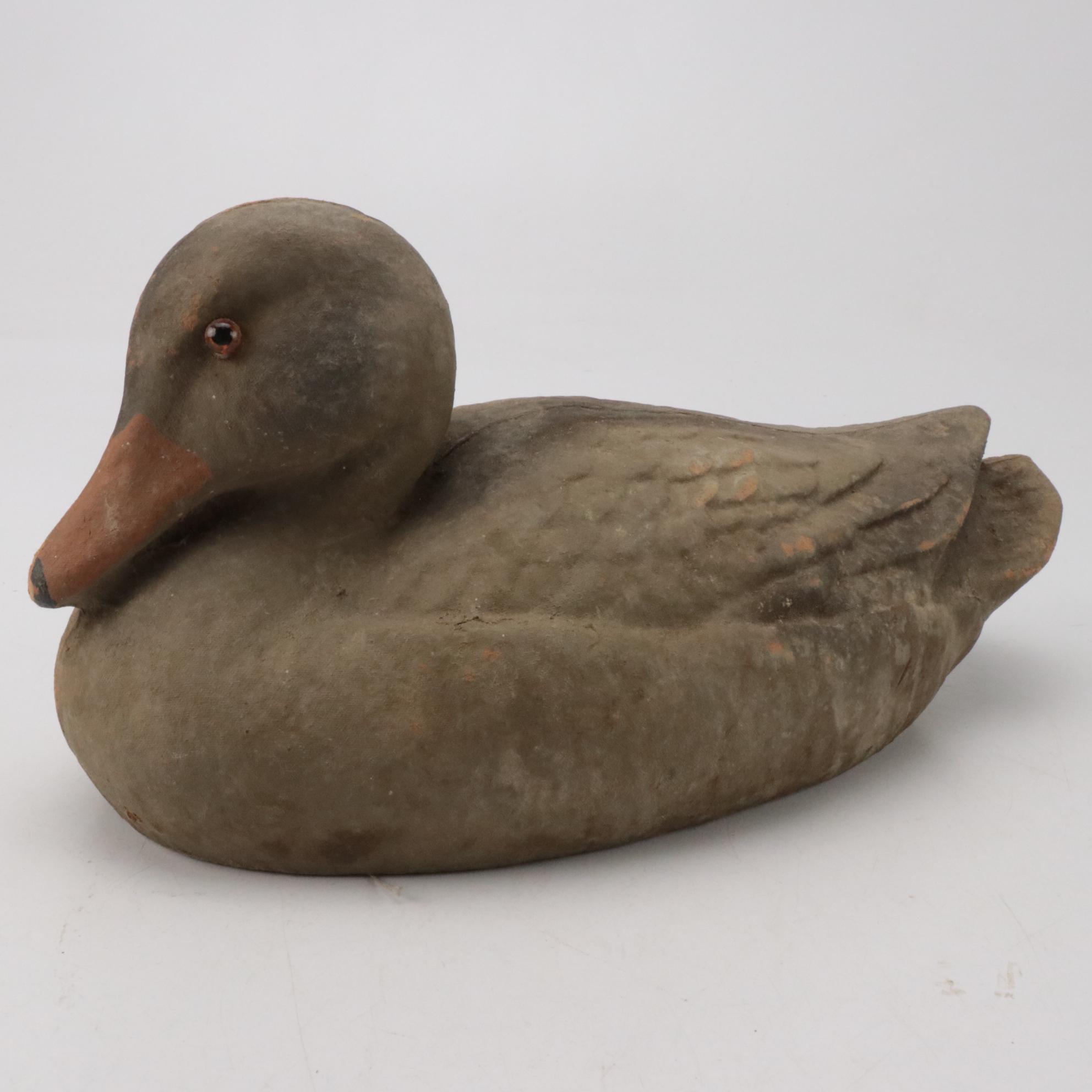 General Fibre Co. and Other Papier-Mâché Duck Decoys, Mid to Late 20th Century