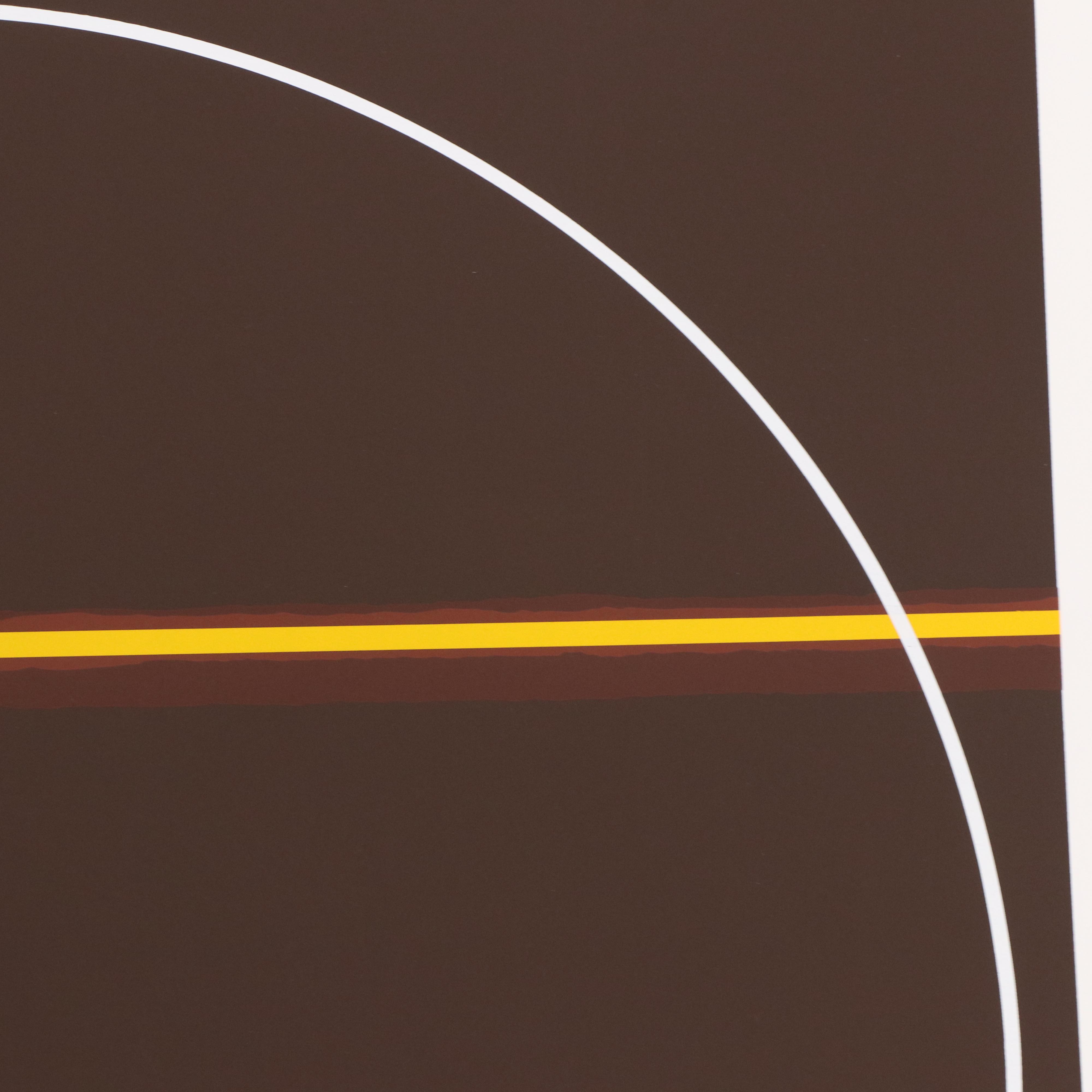 Thomas Whelan Benton Serigraph "Red Mountain," 1981