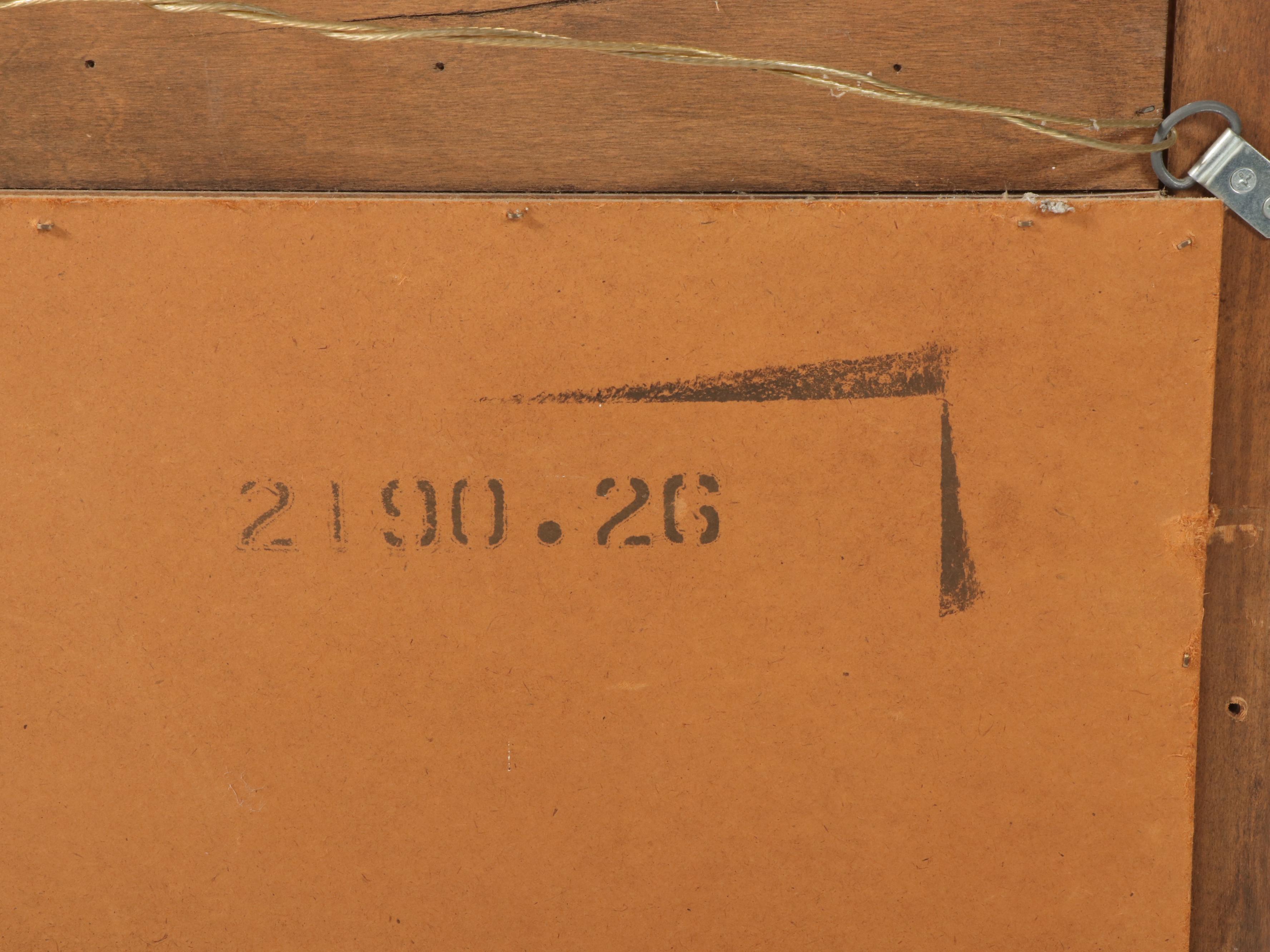 Neoclassical Style Walnut and Cherrywood Mirror, Mid to Late 20th Century