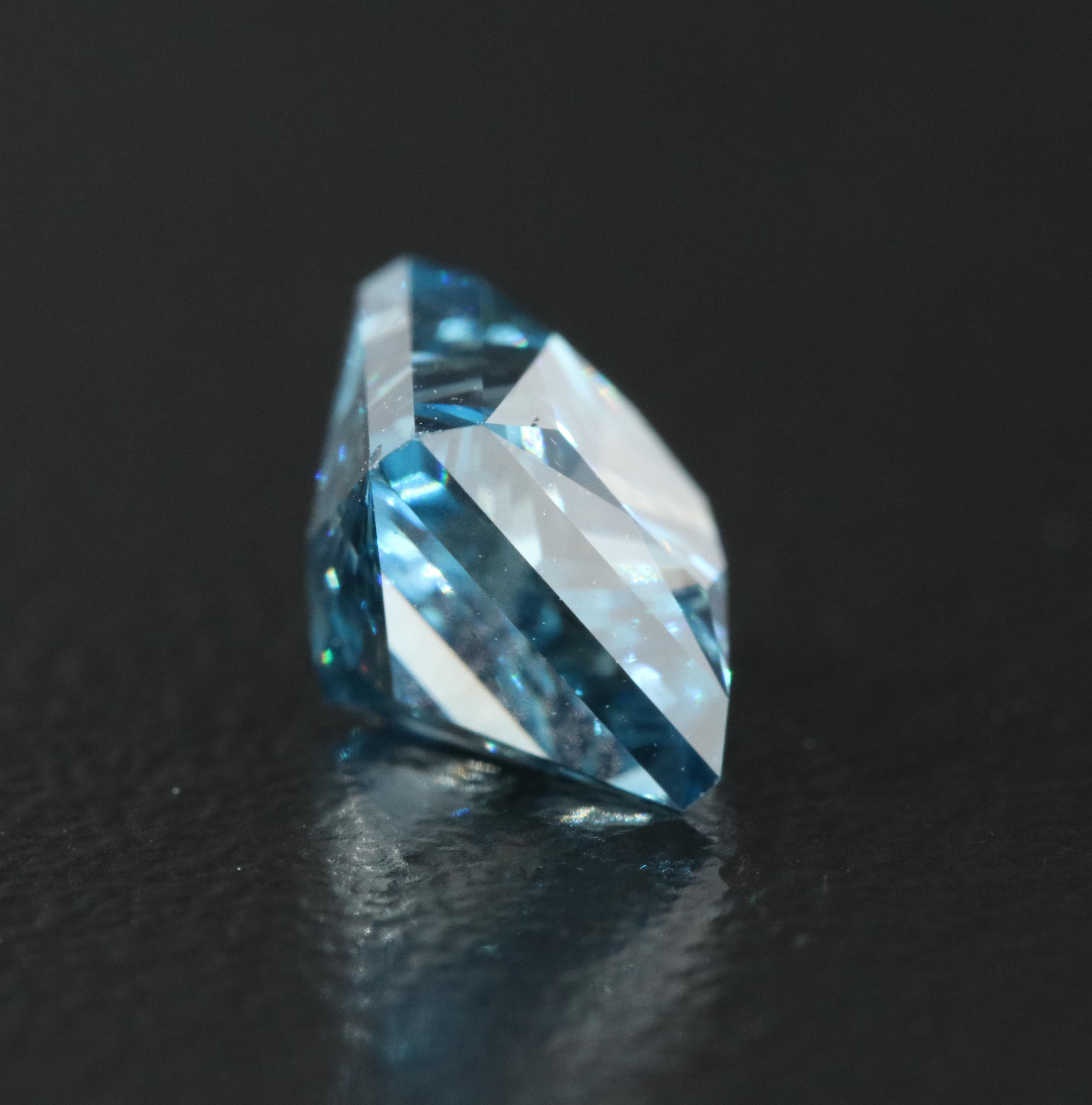 Loose 2.05 CT (Origin Undetermined) Fancy Dark Blue Diamond