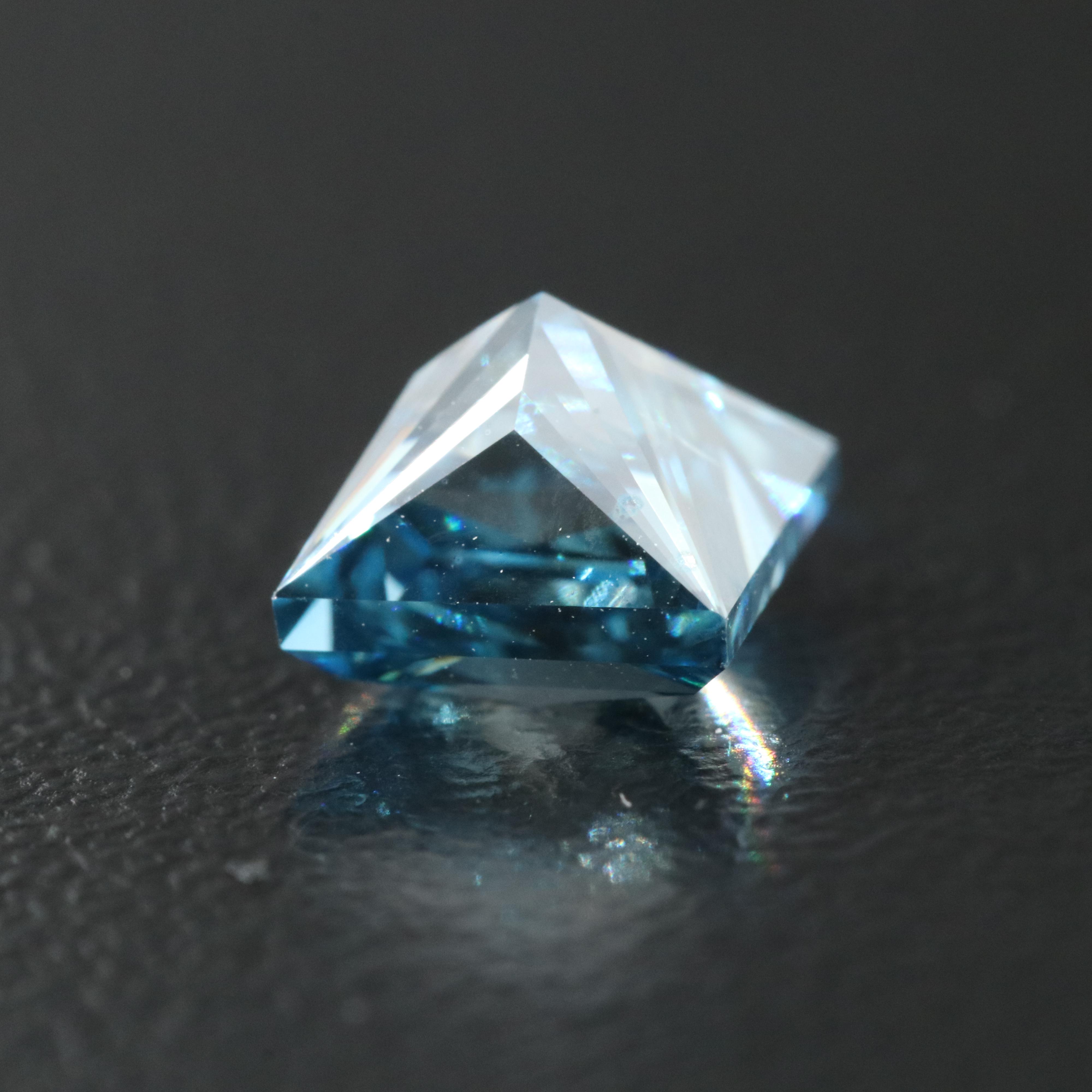 Loose 2.05 CT (Origin Undetermined) Fancy Dark Blue Diamond