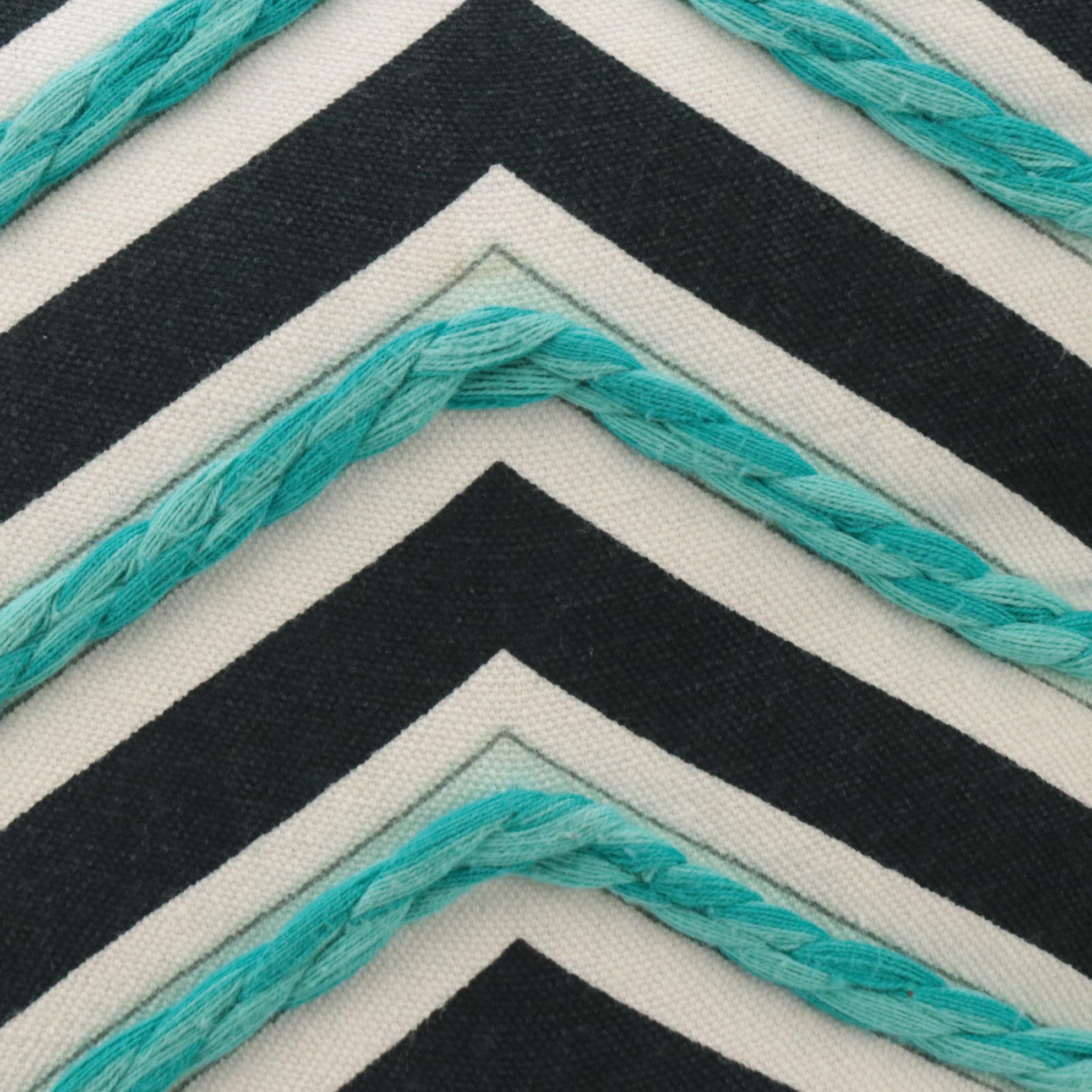 Sequin Embellished and Chain Stitch Embroidered Accent Pillows