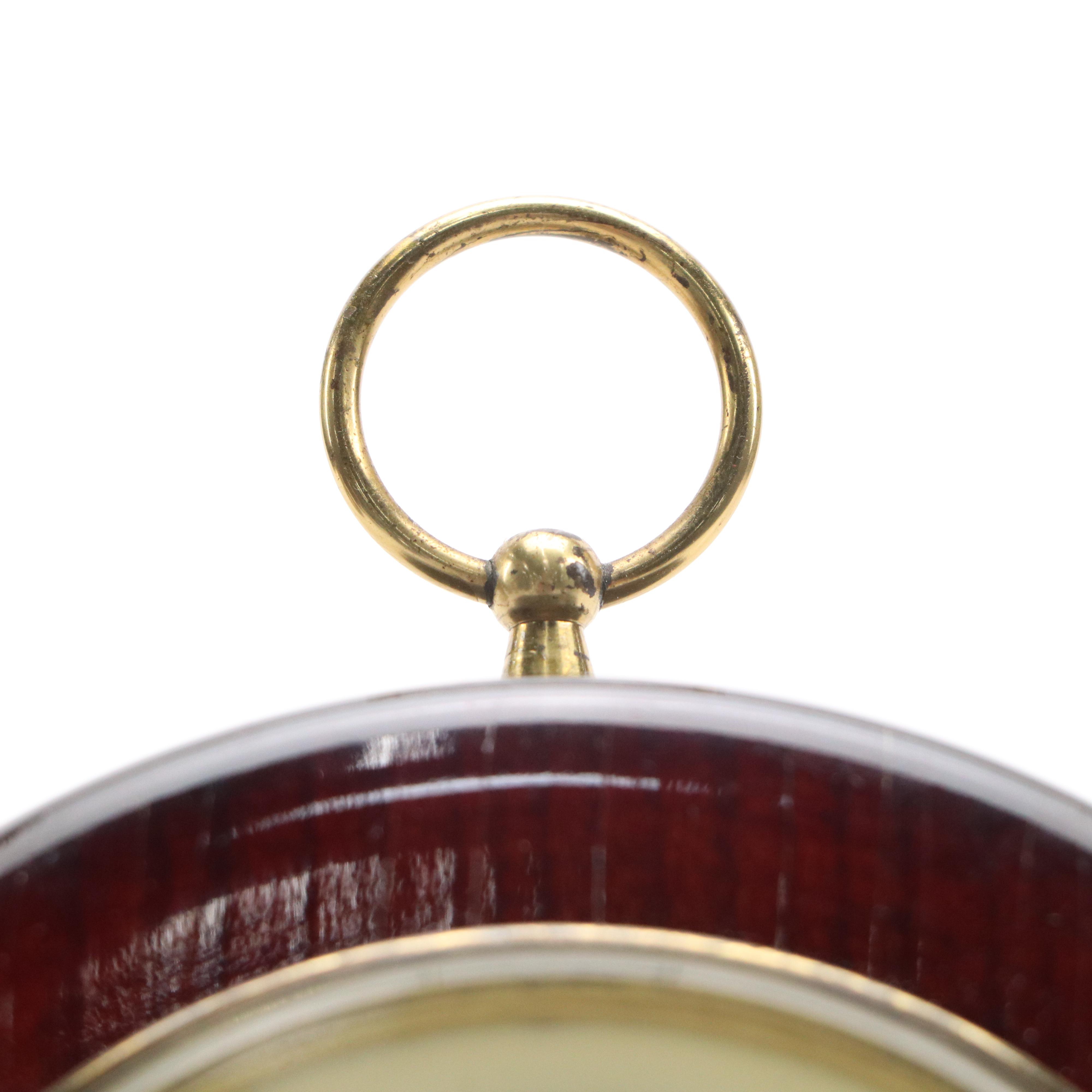 Bronze Wall-Mounted Titanic Replica Ship Bell with Desktop Compass & Barometers