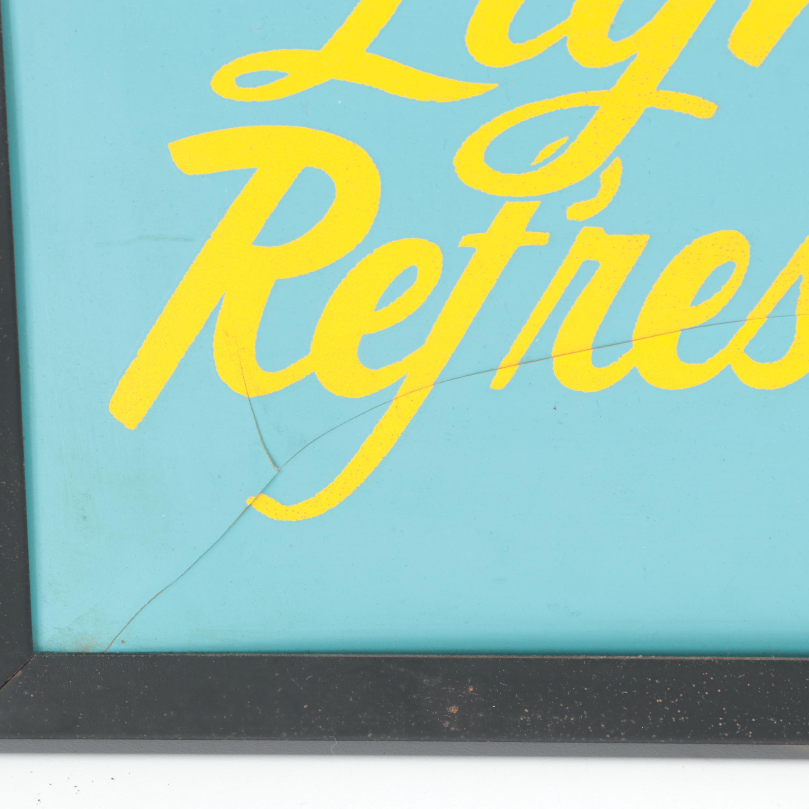 Hudepohl Beer Illuminated Advertising Sign, Mid-20th Century