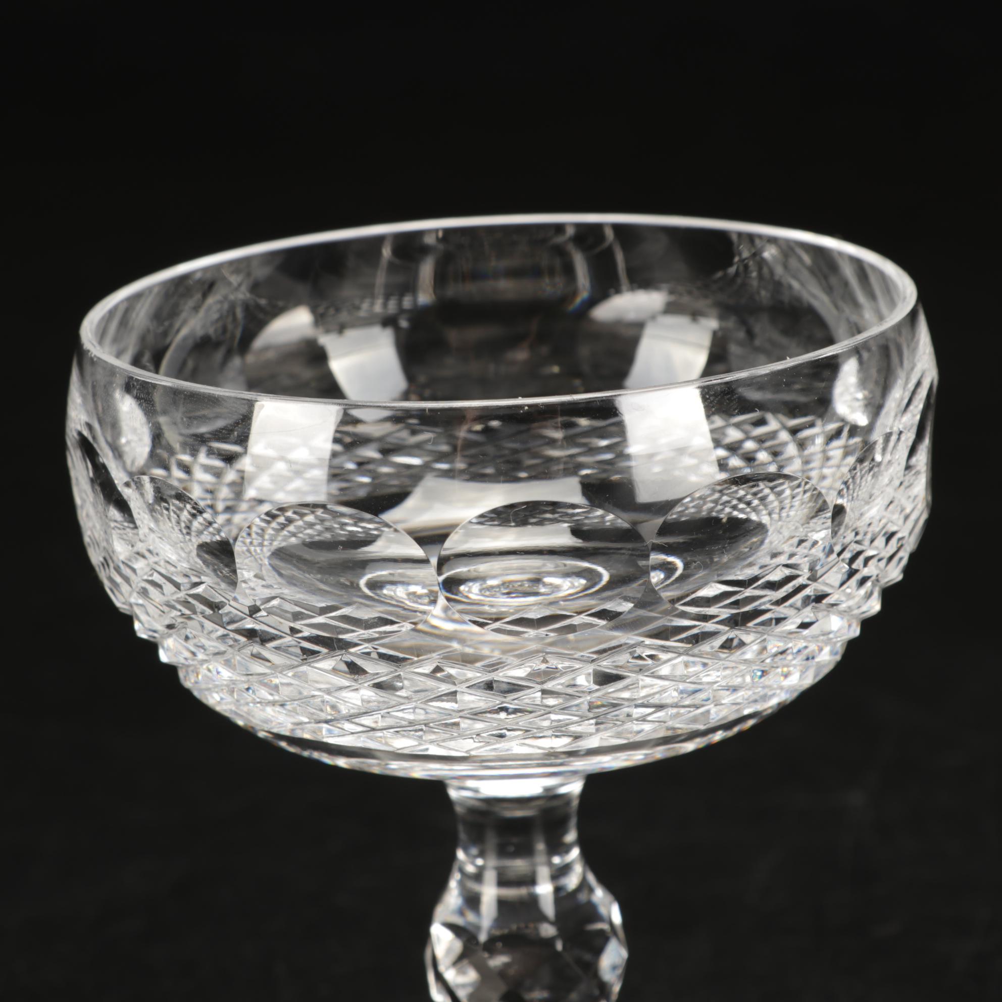 Waterford "Colleen" Crystal Champagne Coupes/Sherbets, 1968-2018