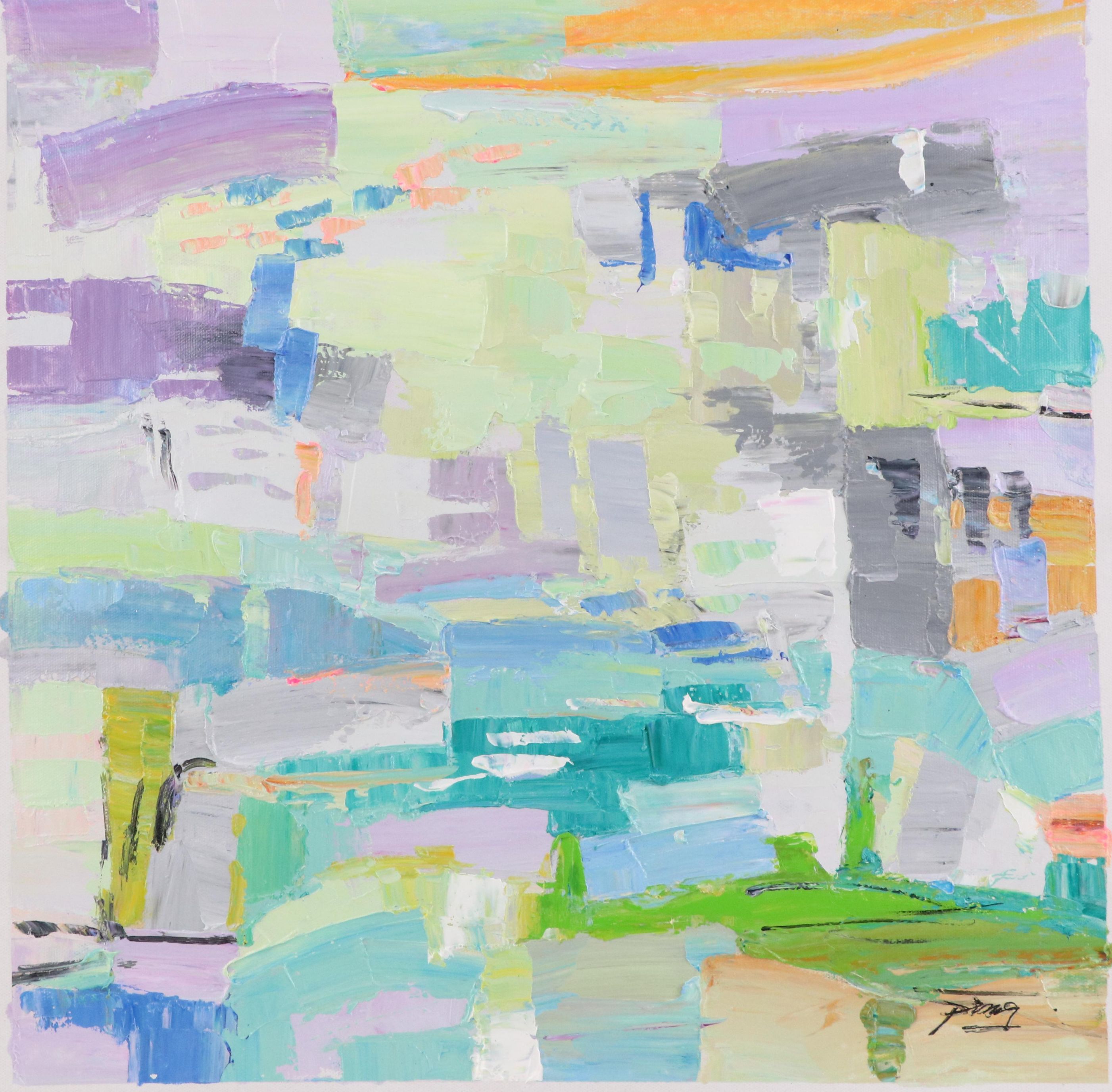 Ping Abstract Oil Painting, 21st Century