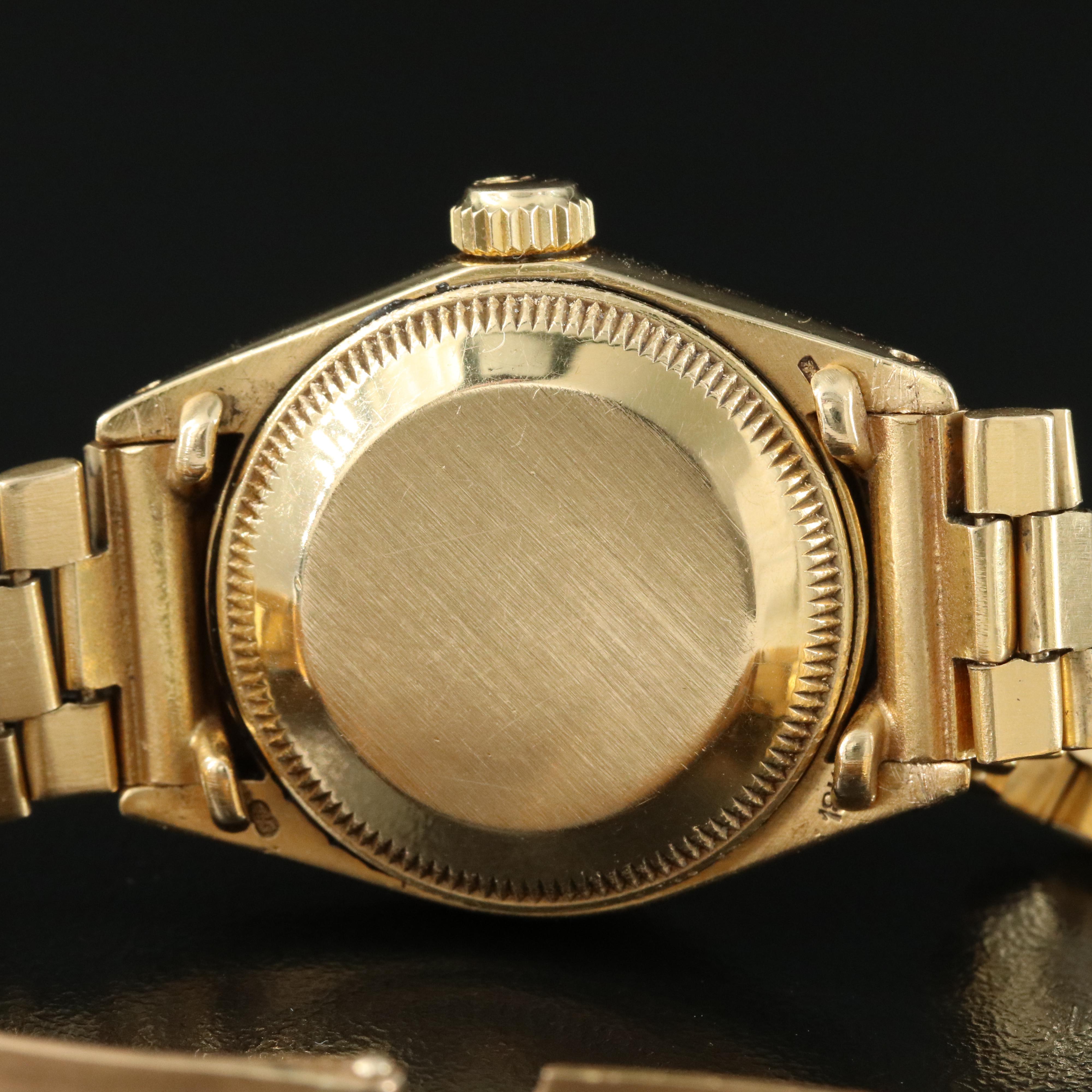 18K Rolex Oyster Perpetual Datejust Watch