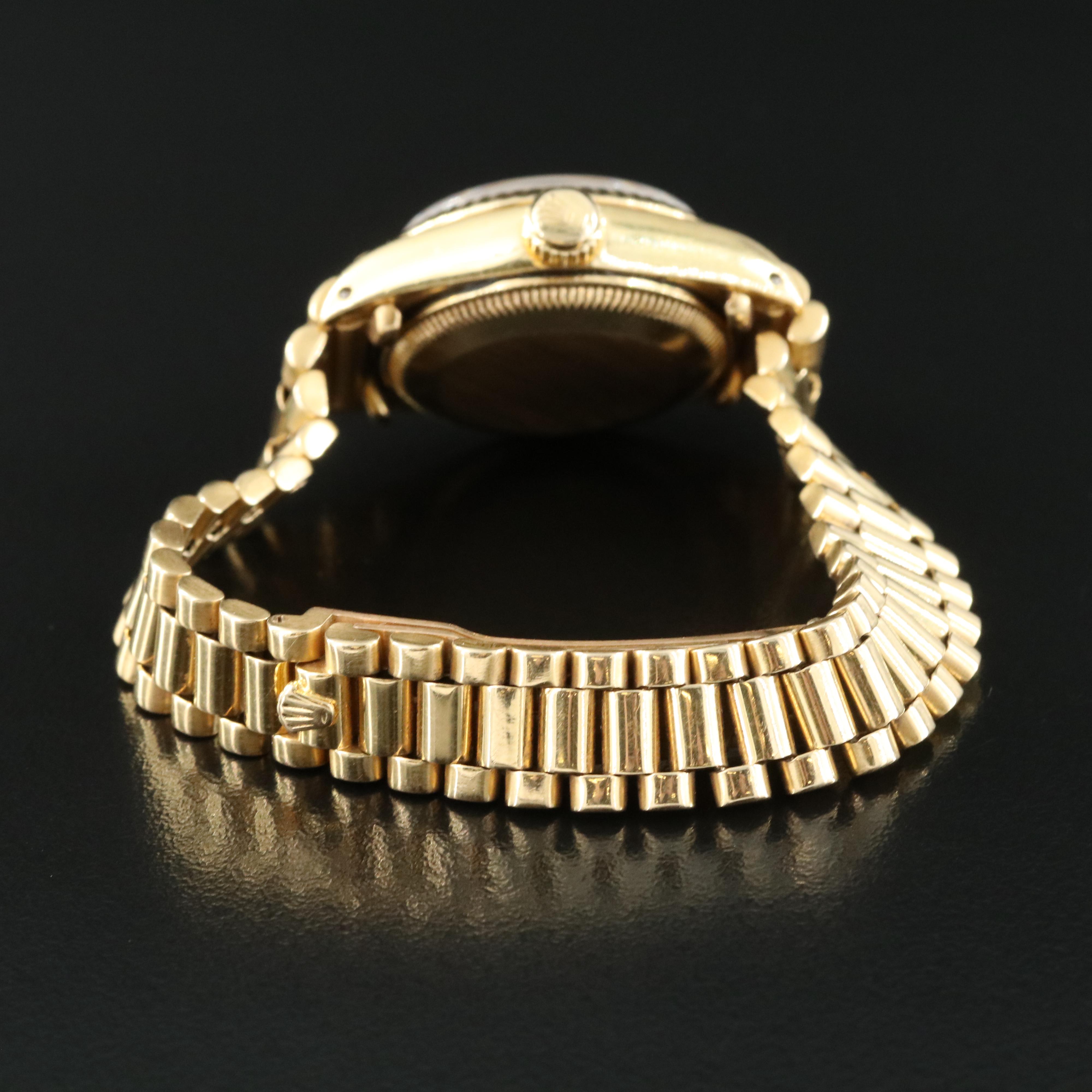 18K Rolex Oyster Perpetual Datejust Watch