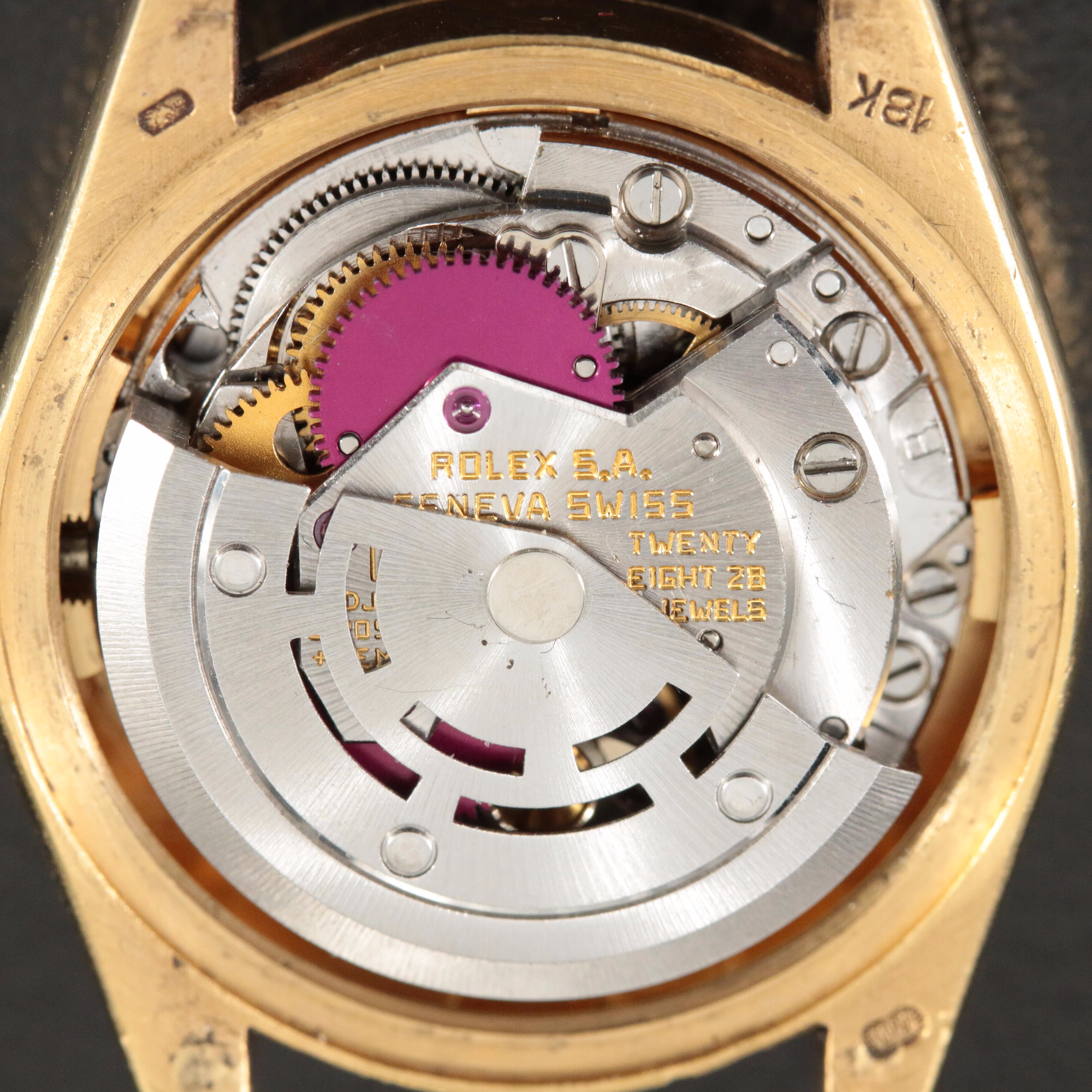 18K Rolex Oyster Perpetual Datejust Watch