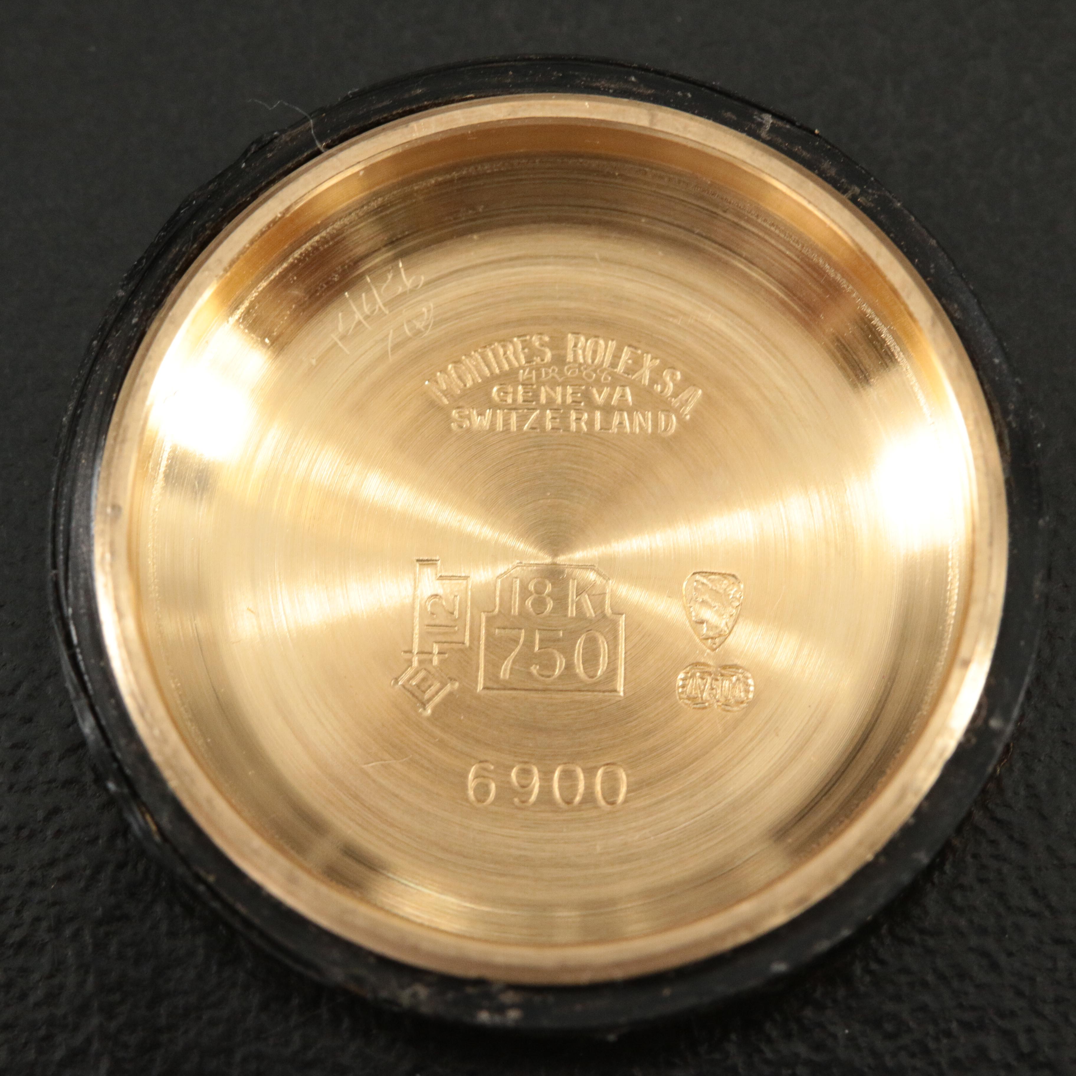 18K Rolex Oyster Perpetual Datejust Watch