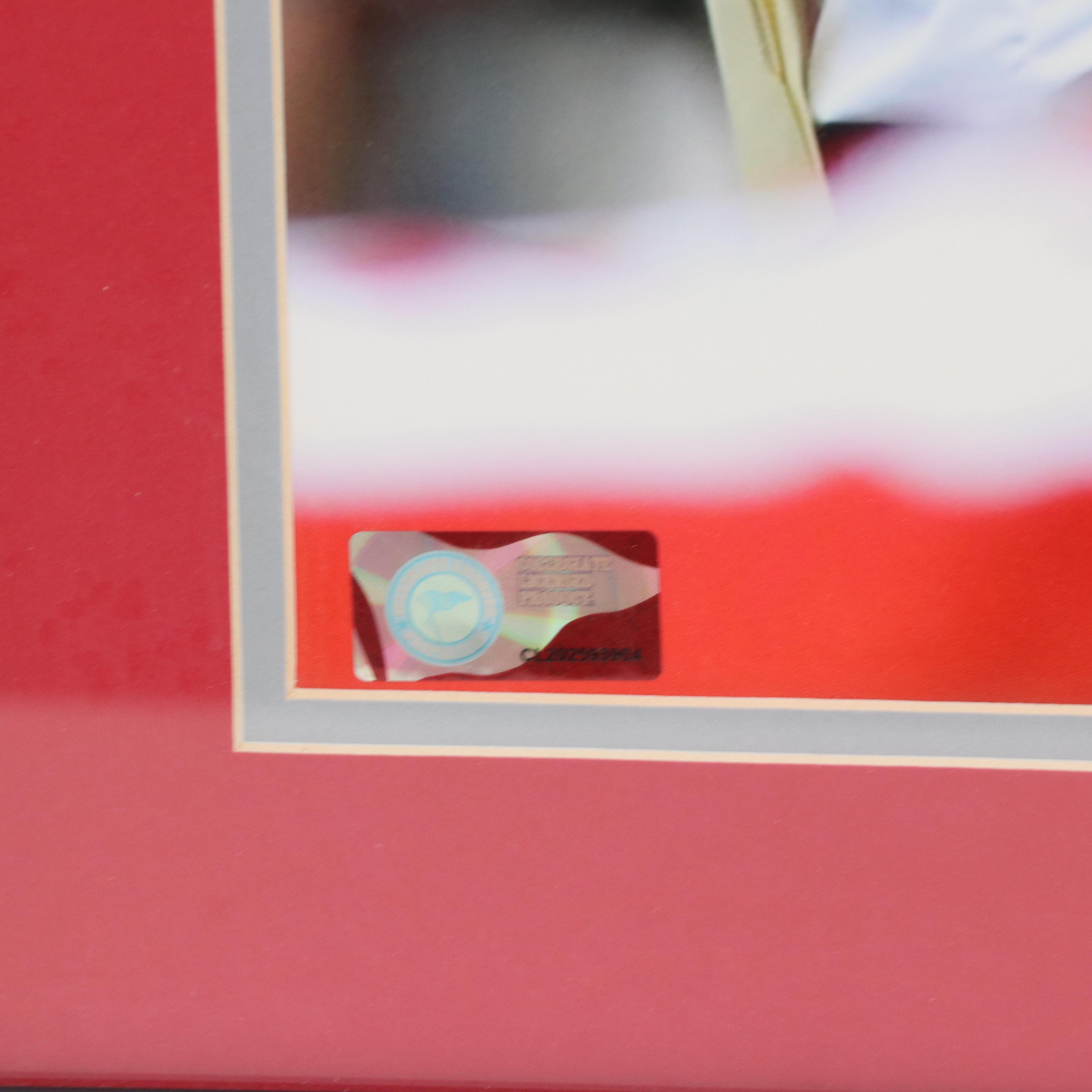 Urban Meyer Signed Ohio State University Buckeyes Print in Matted Display