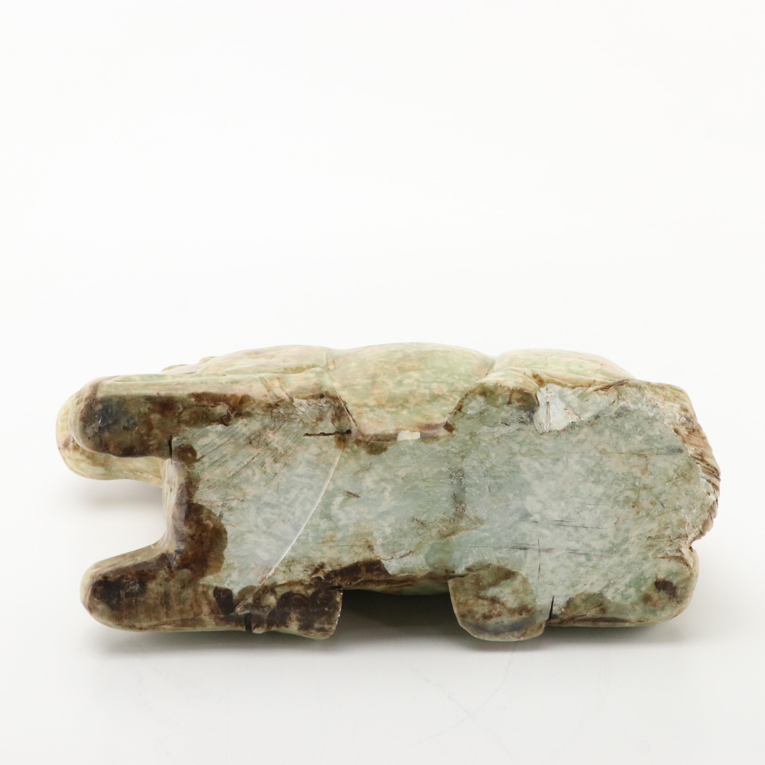 Chinese Carved Stone Horse Sculpture