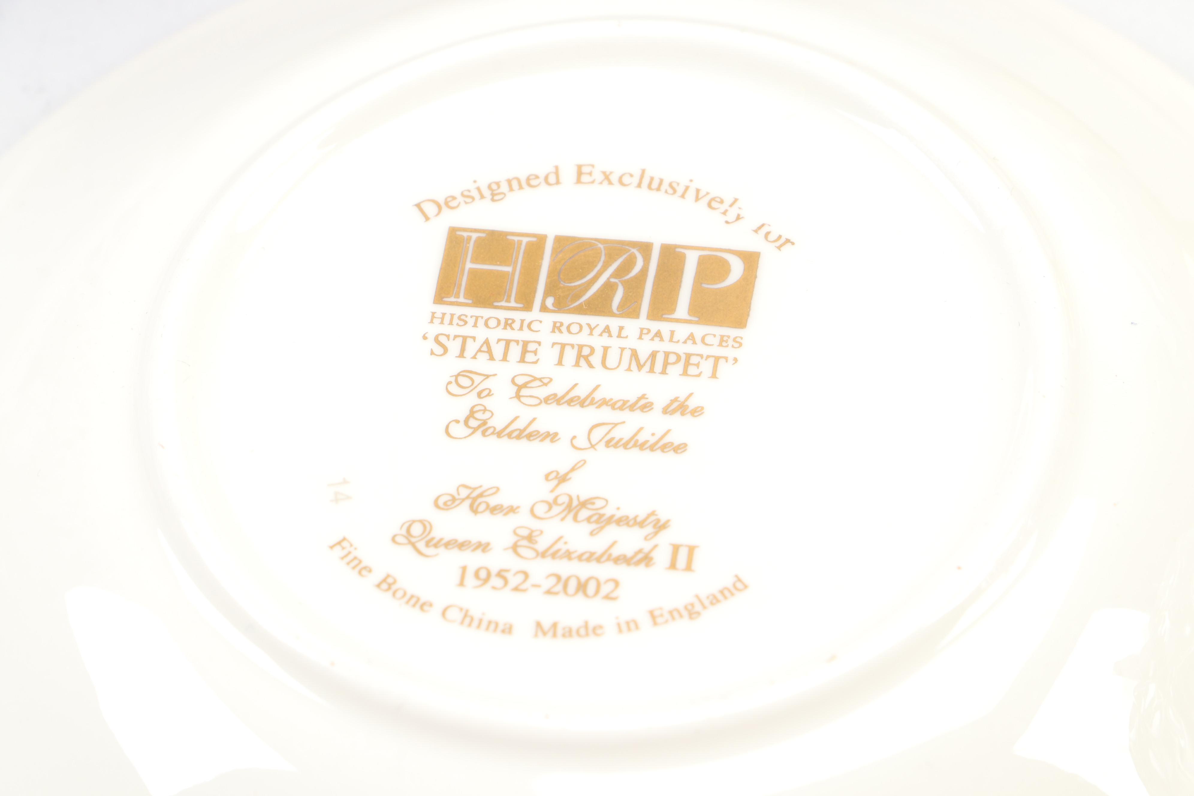 Historic Royal Palaces Golden Jubilee Dish with Crowns and Other Decor