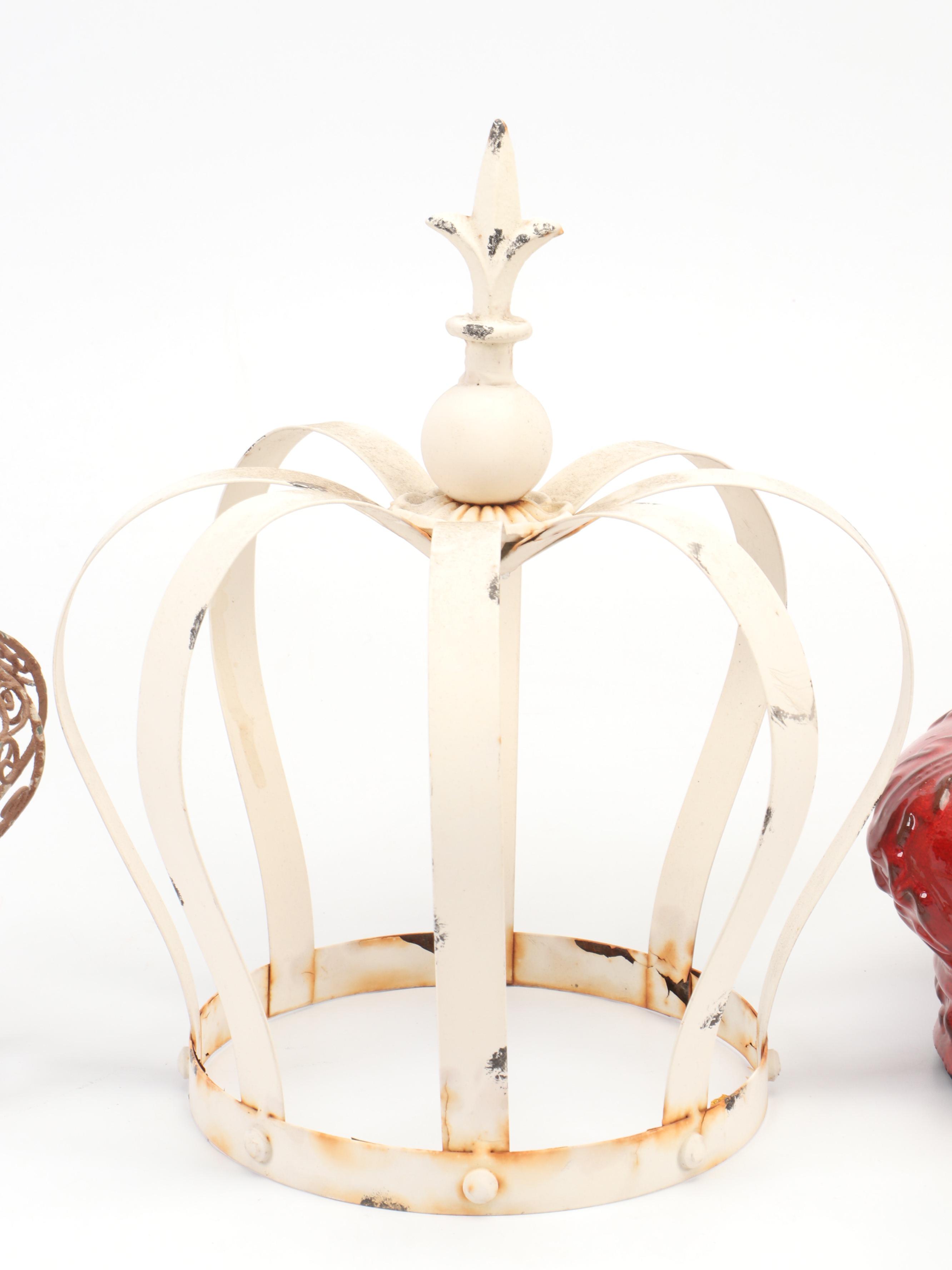 Historic Royal Palaces Golden Jubilee Dish with Crowns and Other Decor