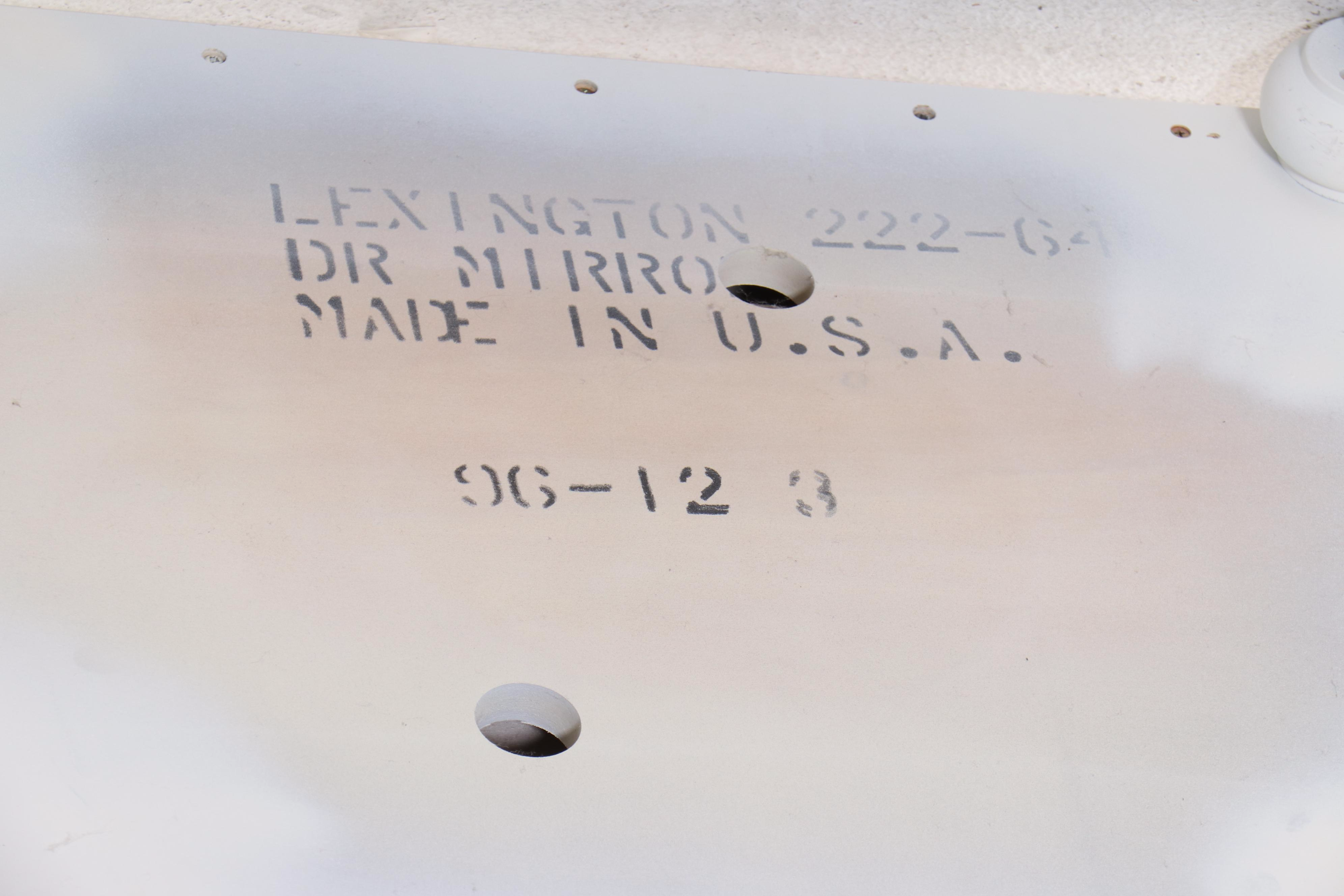 Betsy Cameron for Lexington White-Painted Swivel Mirror with Clothes Pegs