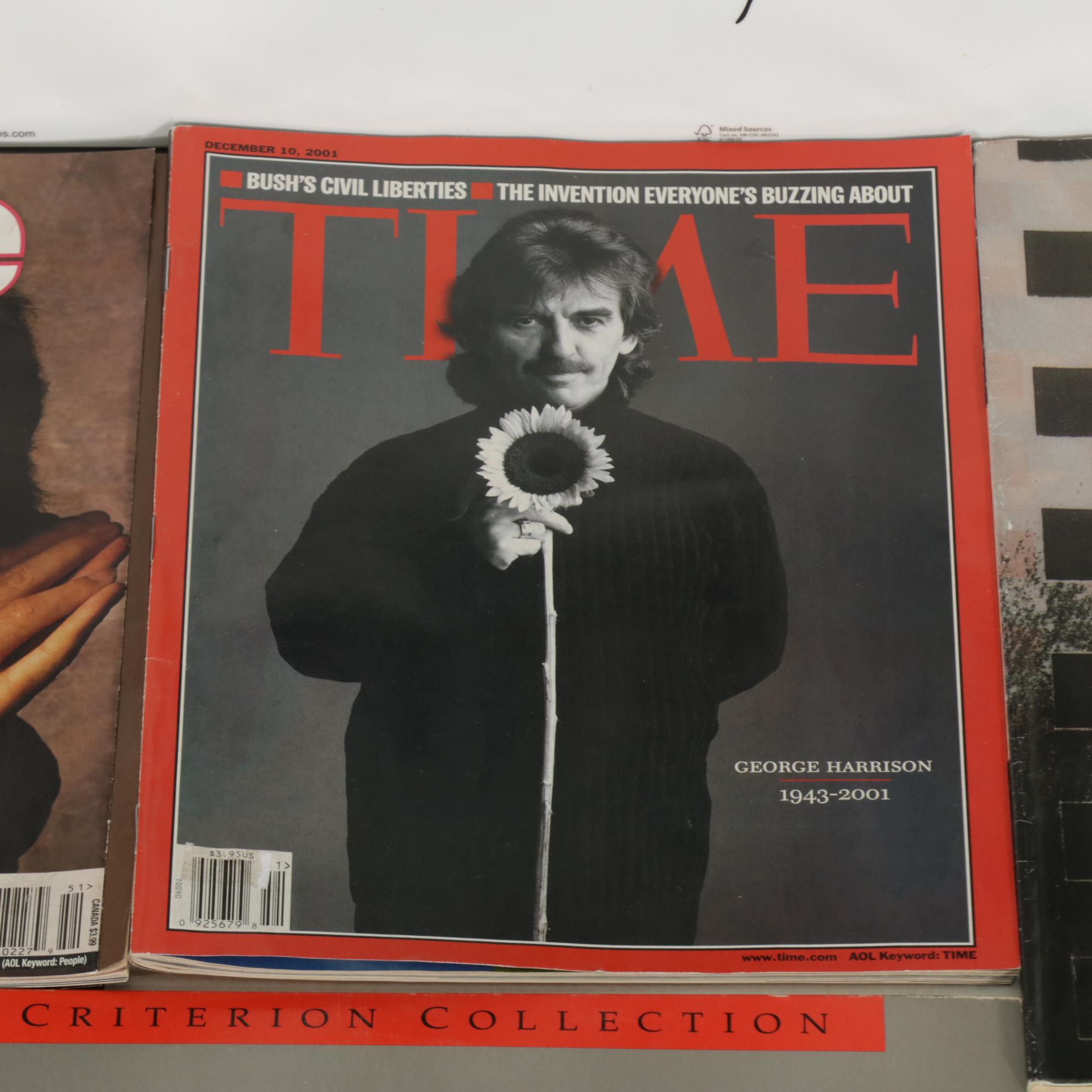 The Beatles Memorabilia with Books, Magazines and Facsimile Signed Poster Board