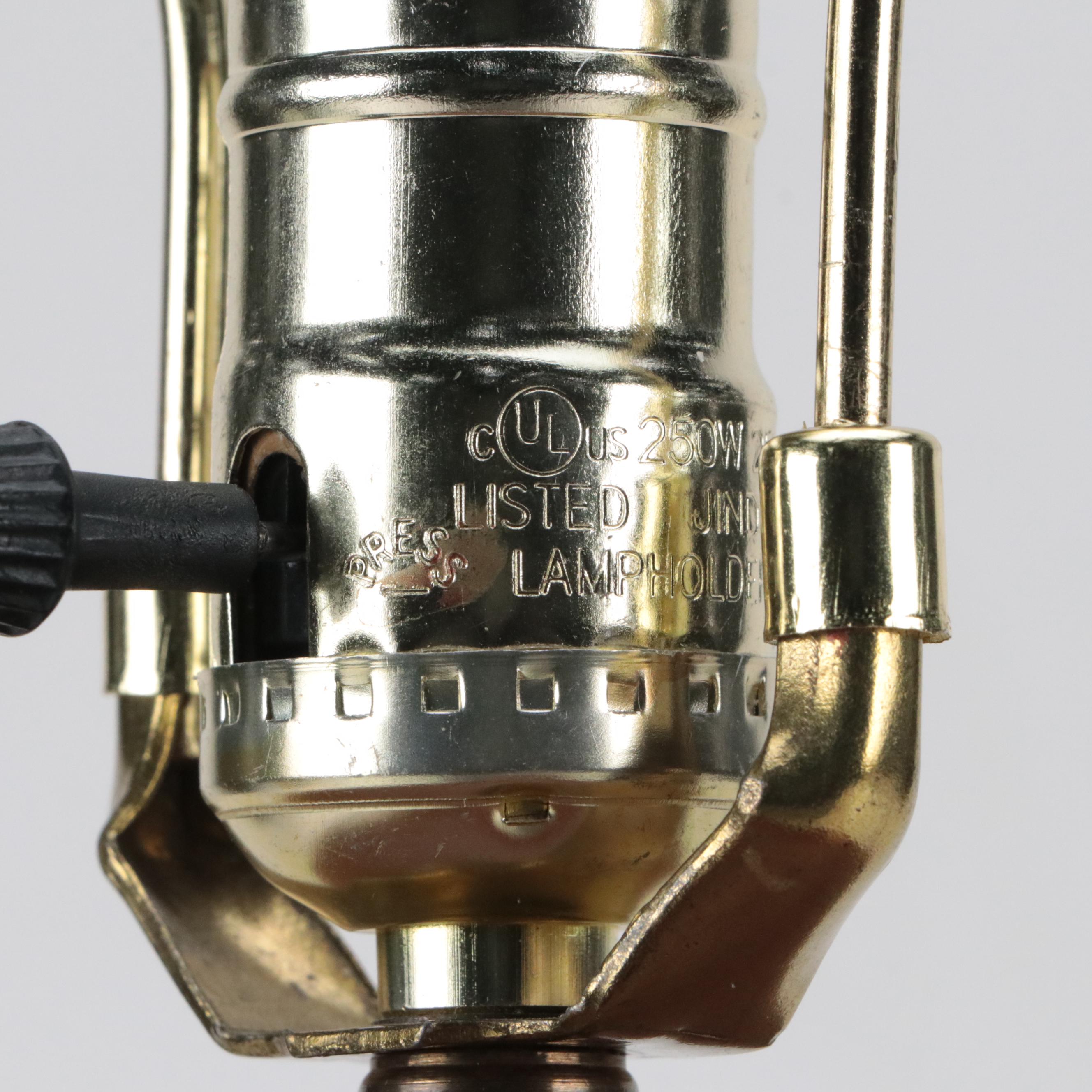 Greg Shooner Earthenware and Wood Table Lamp, 1998