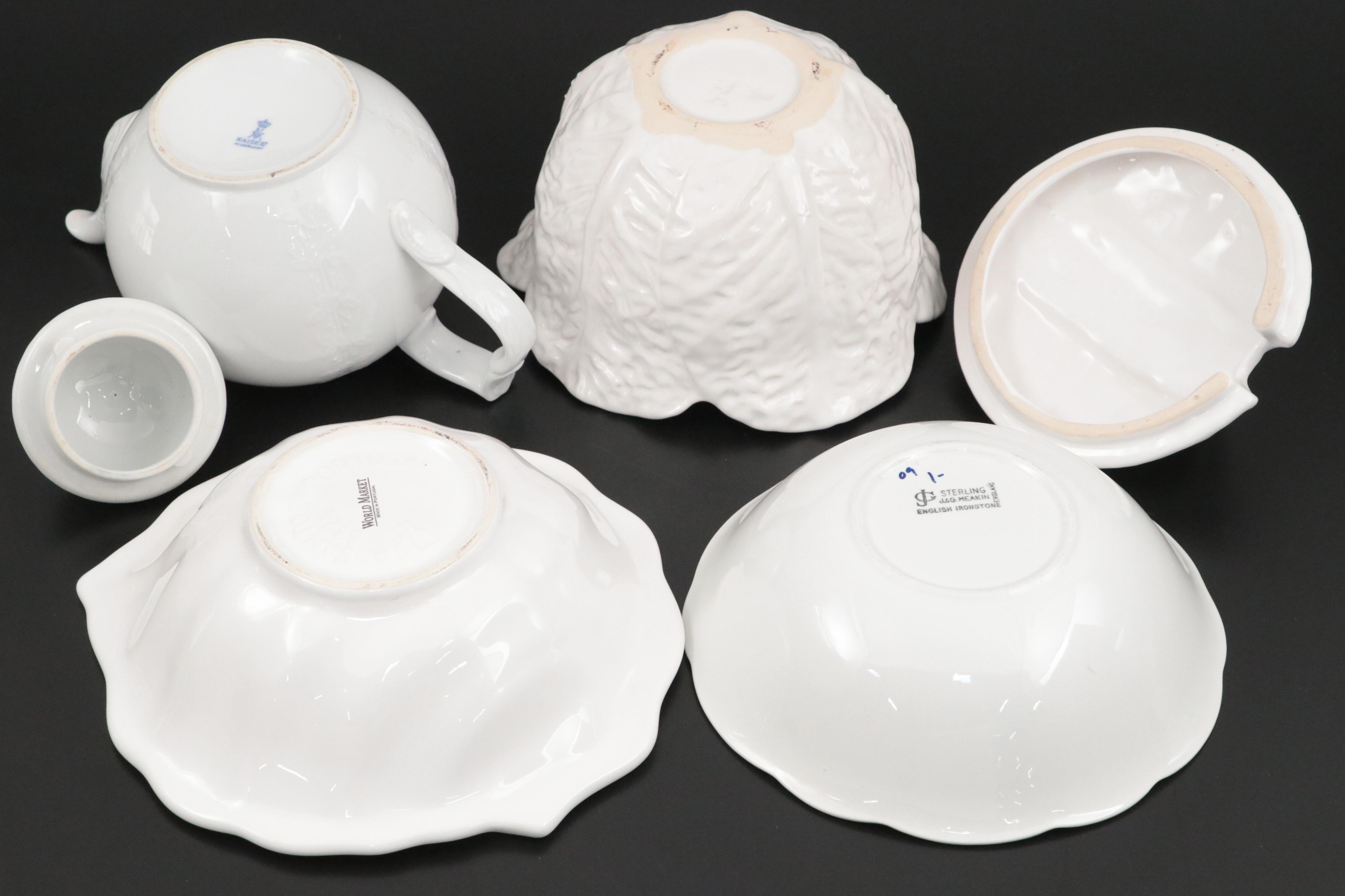 J. & G. Meakin Ironstone with German Porcelain and Other Tableware
