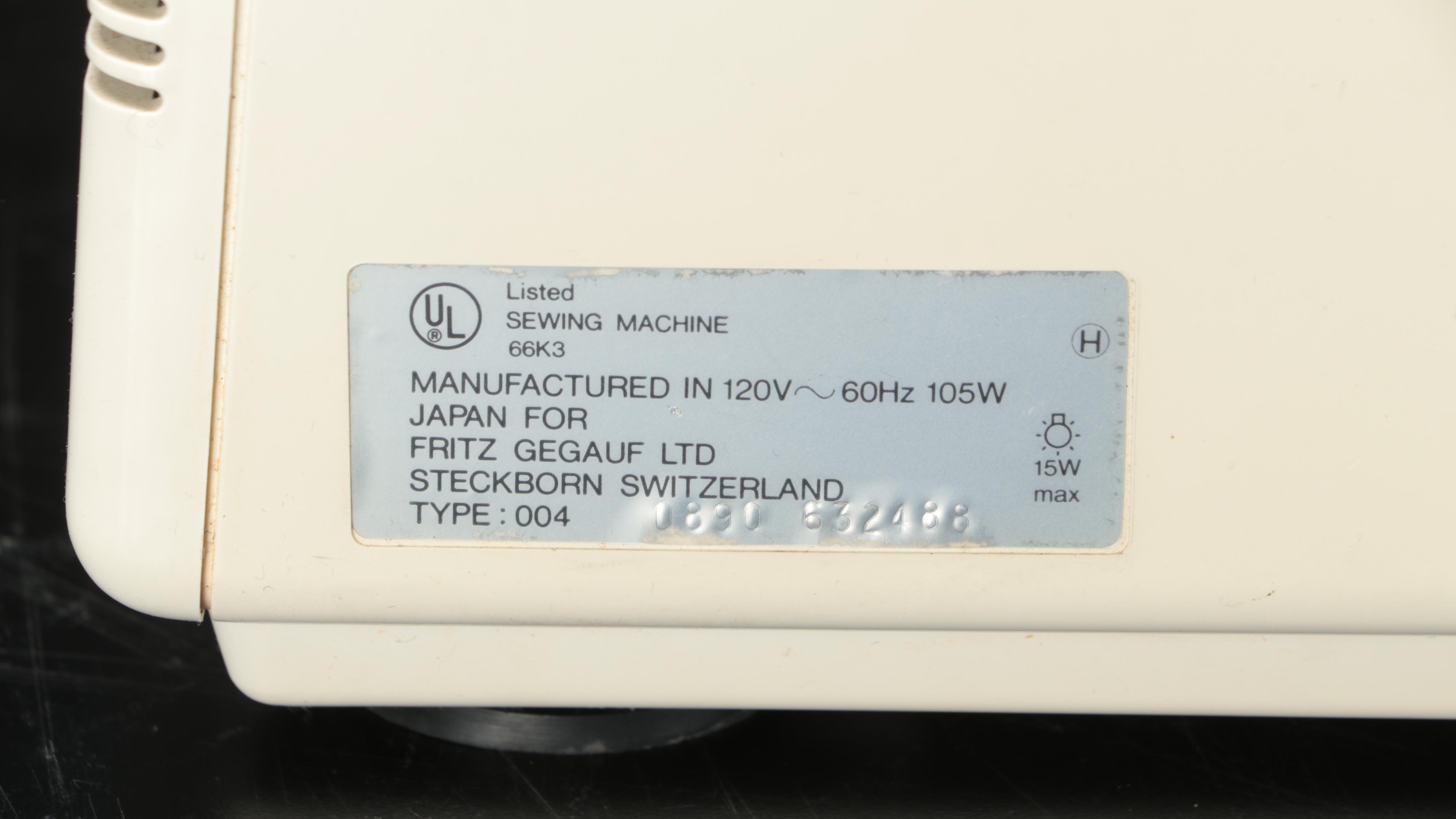 Bernette for Bernina Serger Machine With Case and Assorted Thread Cones