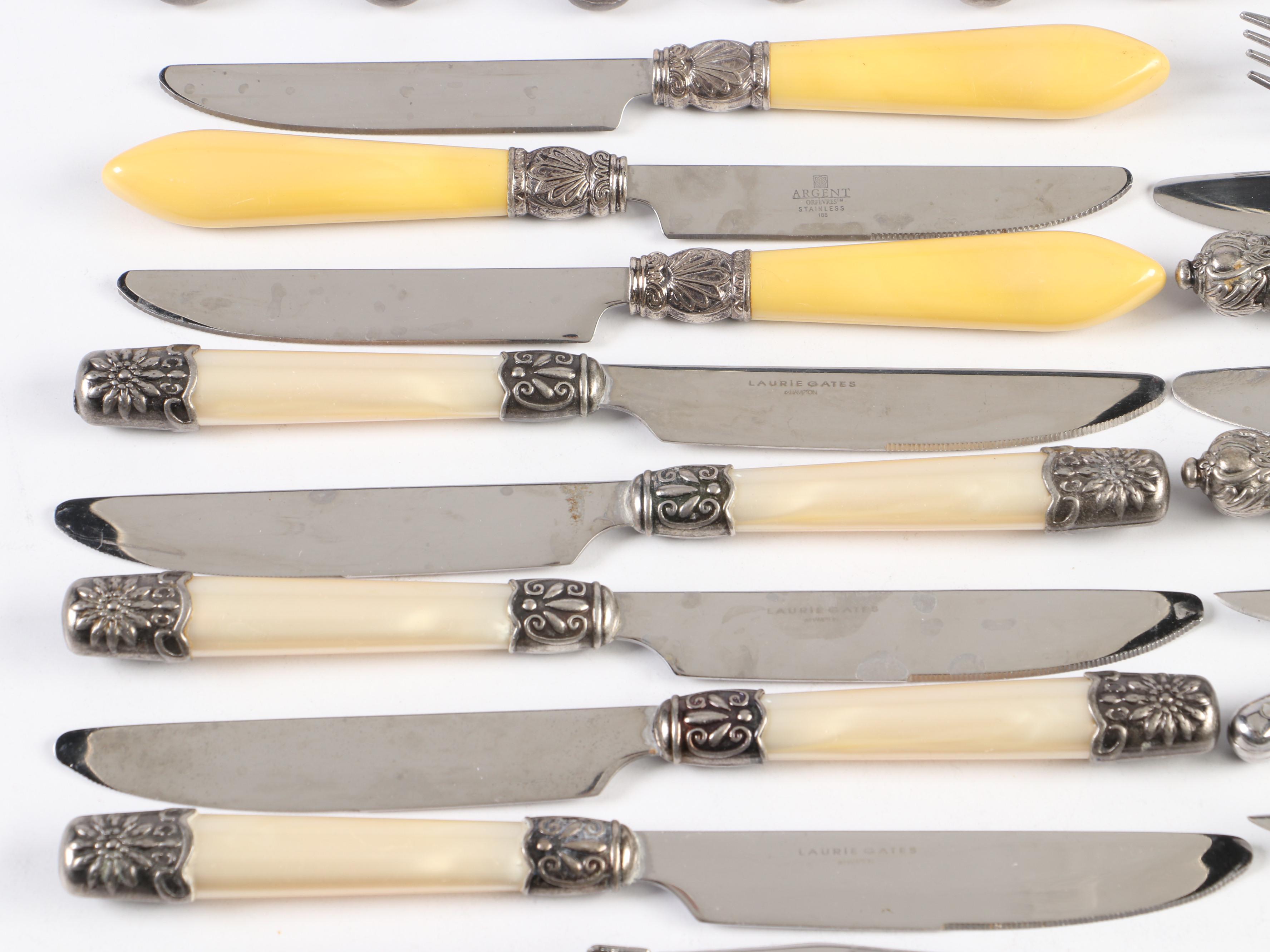 Sabatier "Laguiole-Black" Flatware and Other Flatware