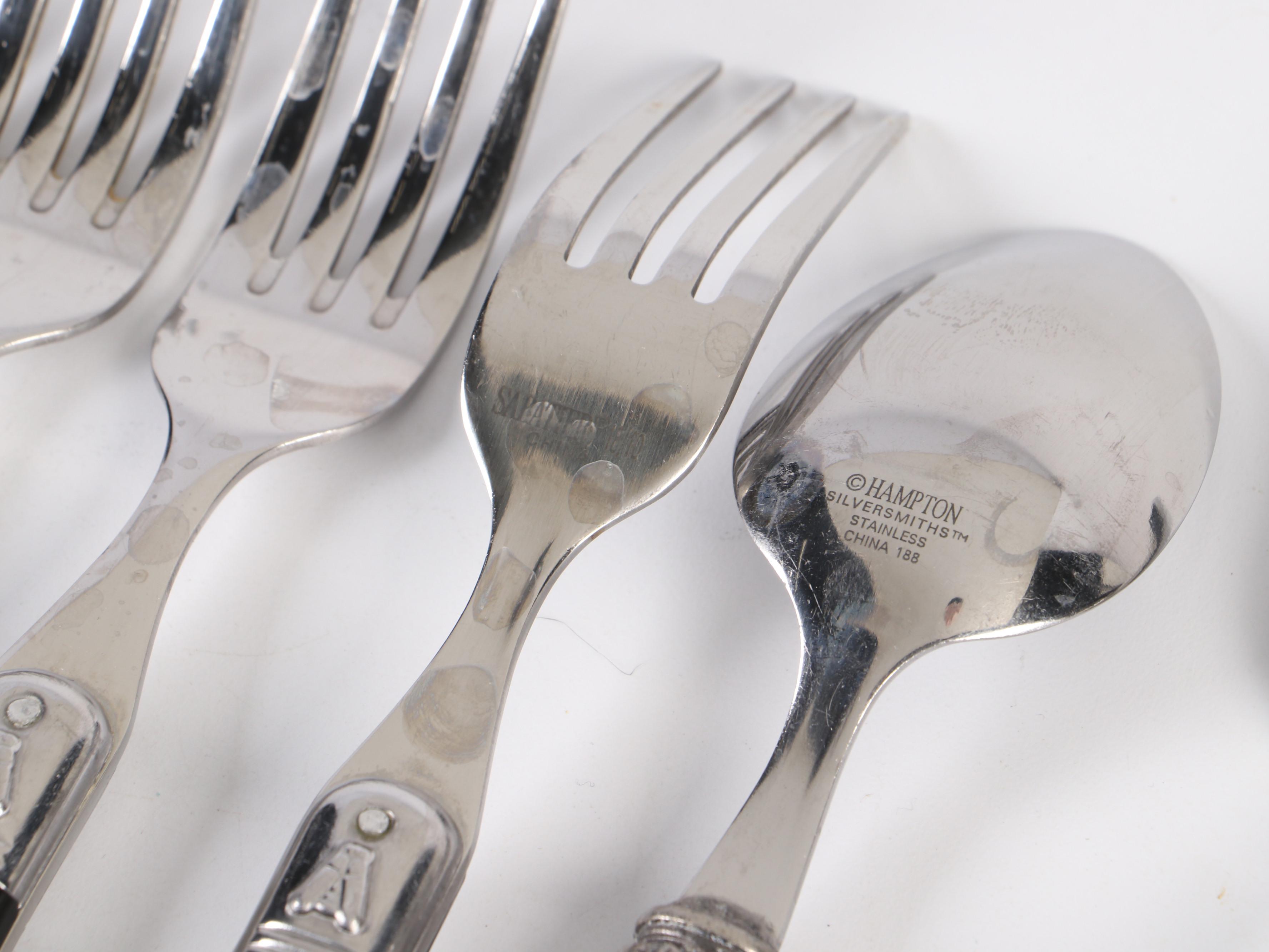 Sabatier "Laguiole-Black" Flatware and Other Flatware