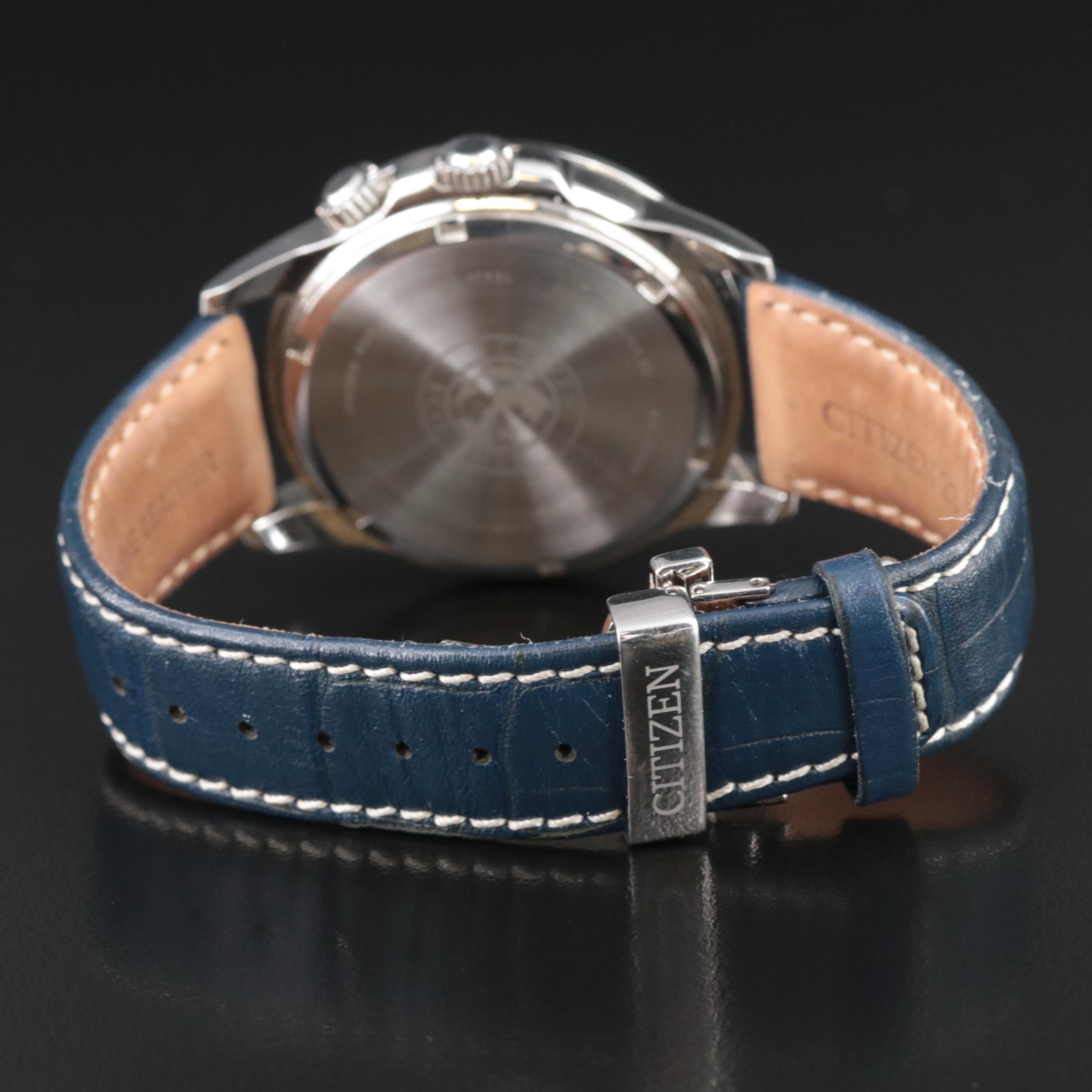 Citizen Eco-Drive Day-Date 24 Hour World Timer Watch