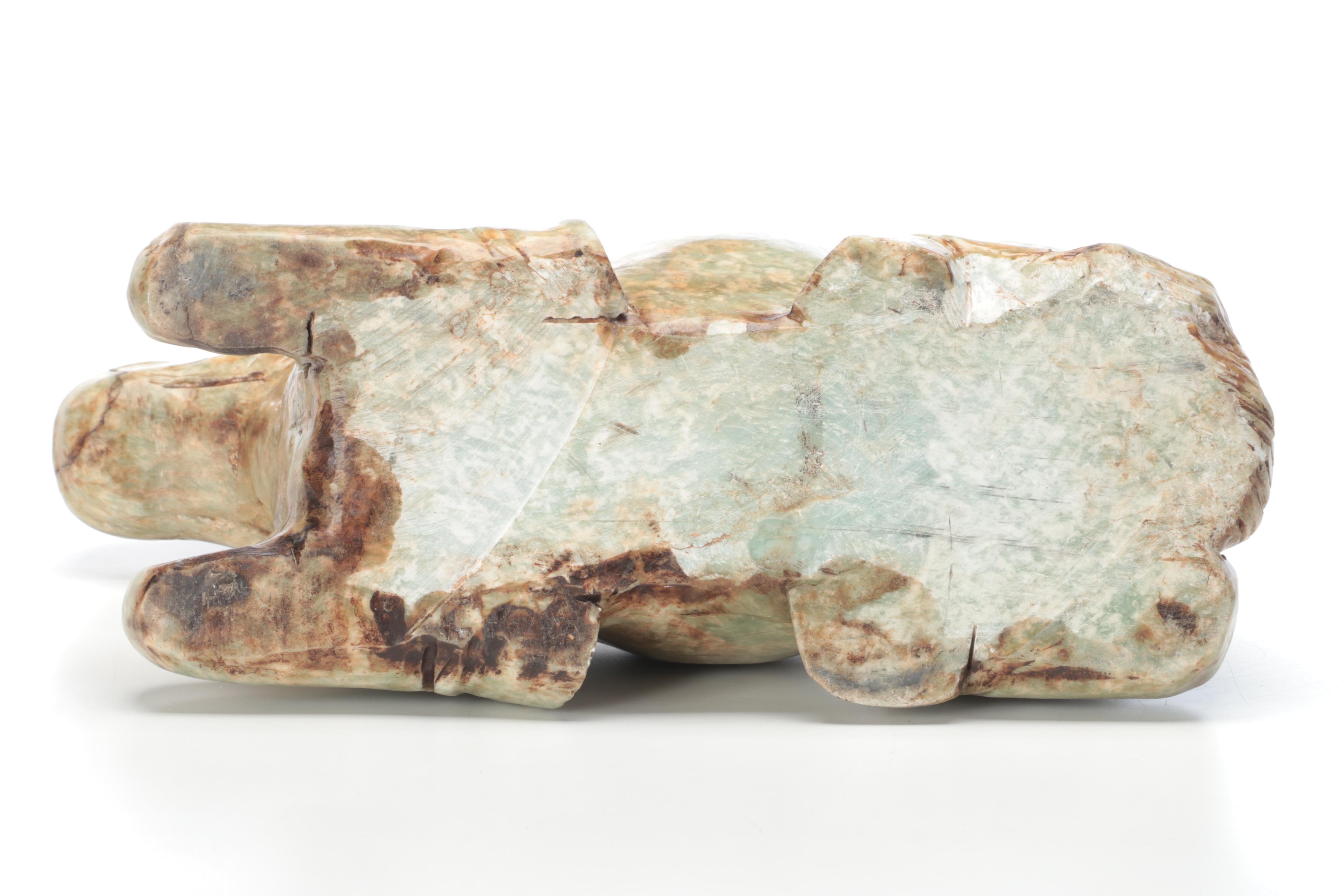 Chinese Carved Stone Horse Sculpture