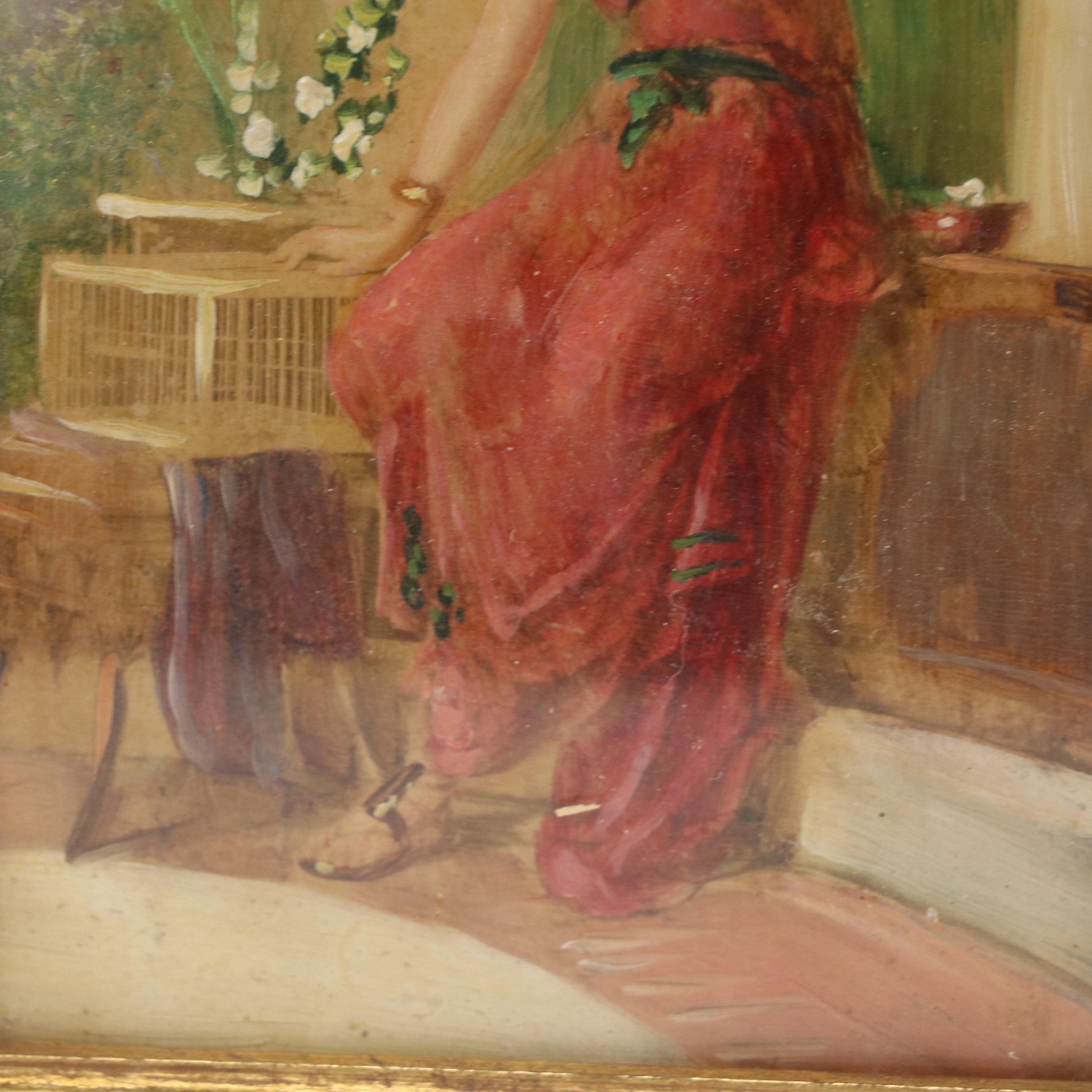 Oil Painting of a Classical Woman