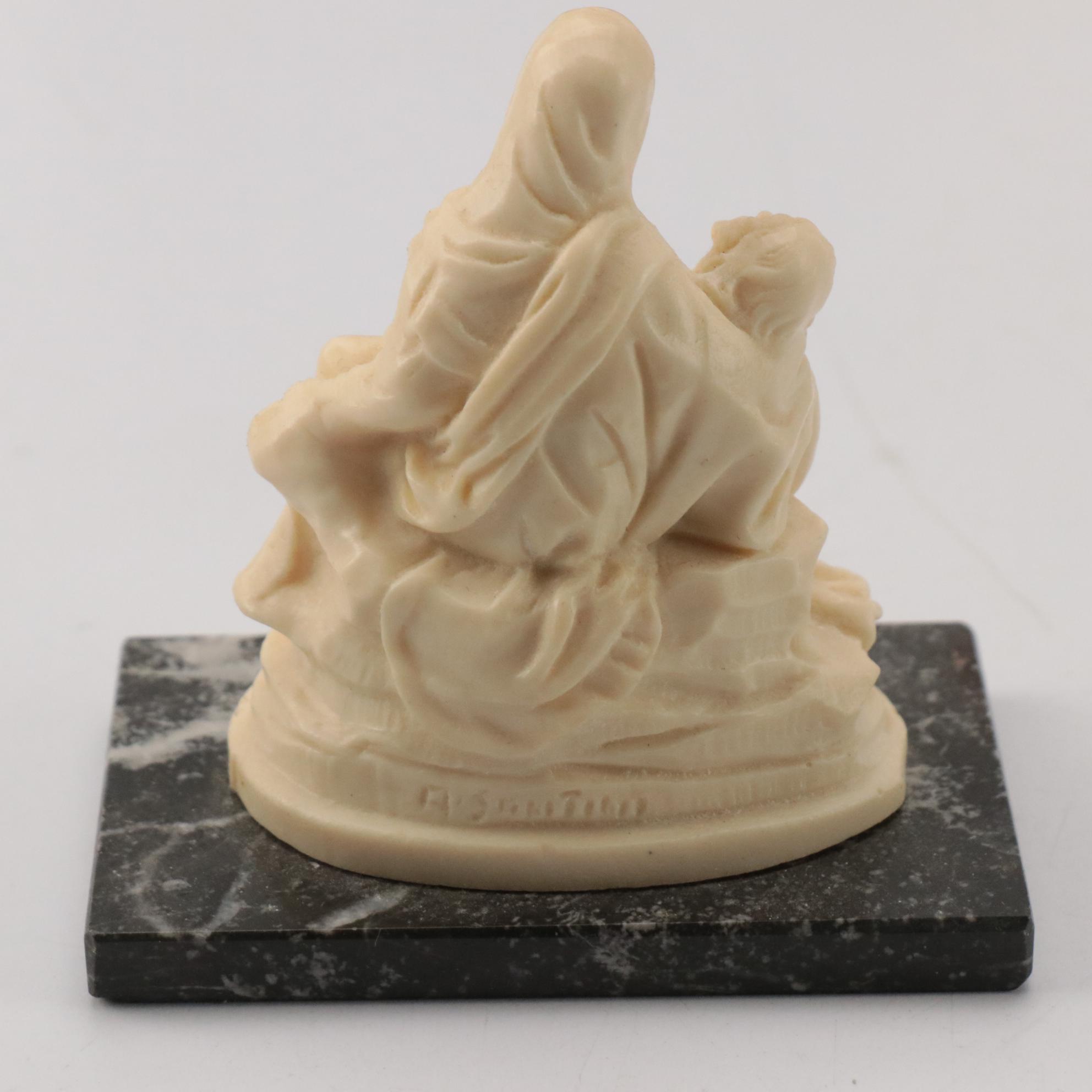 Wall Mounted Holy Water Fonts with Other Statues and Wall Plaques