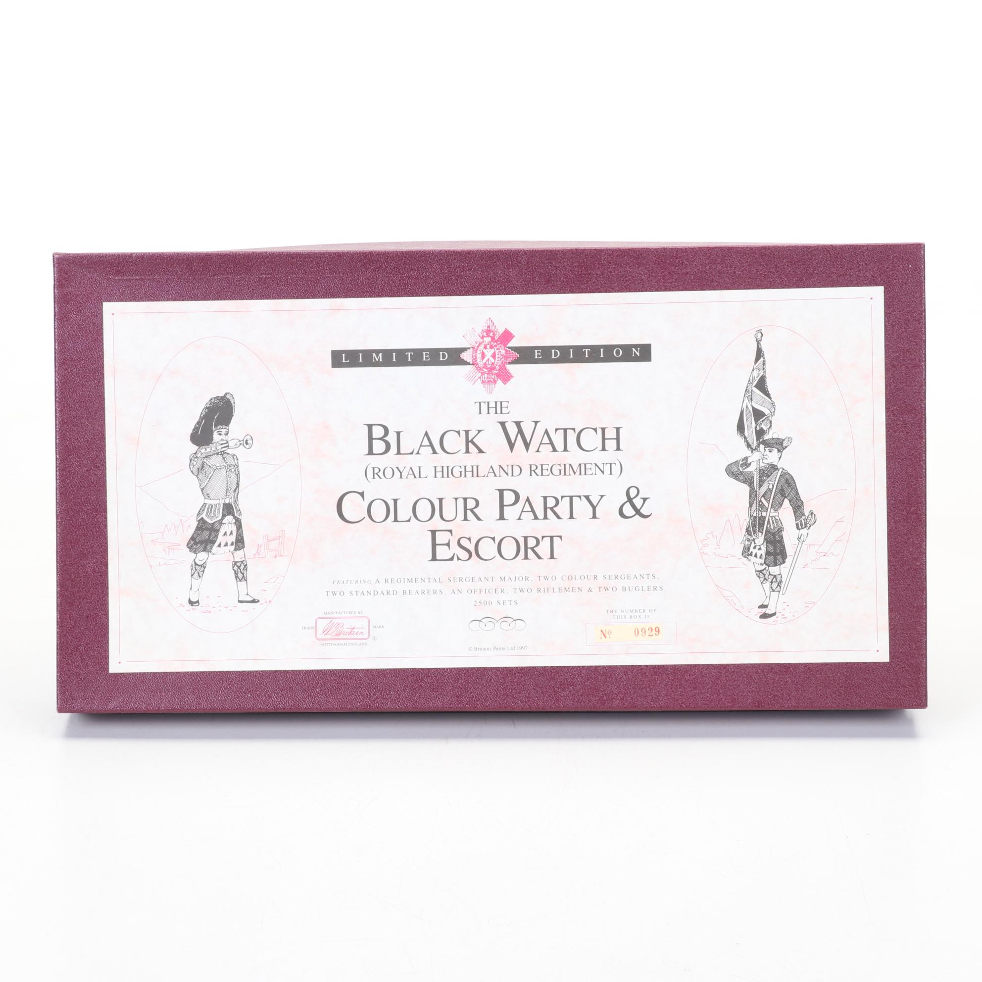 William Britain Black Watch Limited Edition Metal Soldiers, 1997