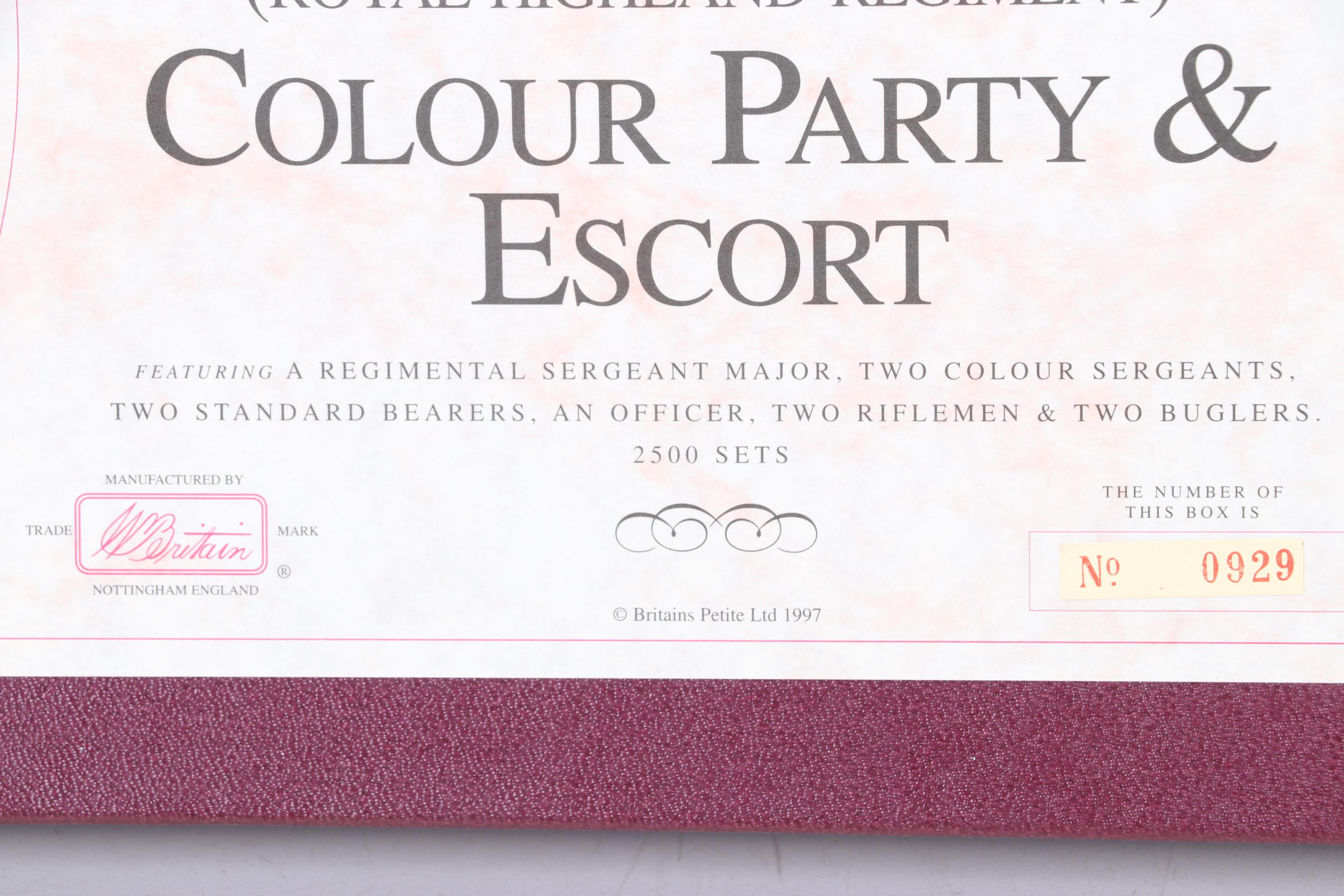 William Britain Black Watch Limited Edition Metal Soldiers, 1997