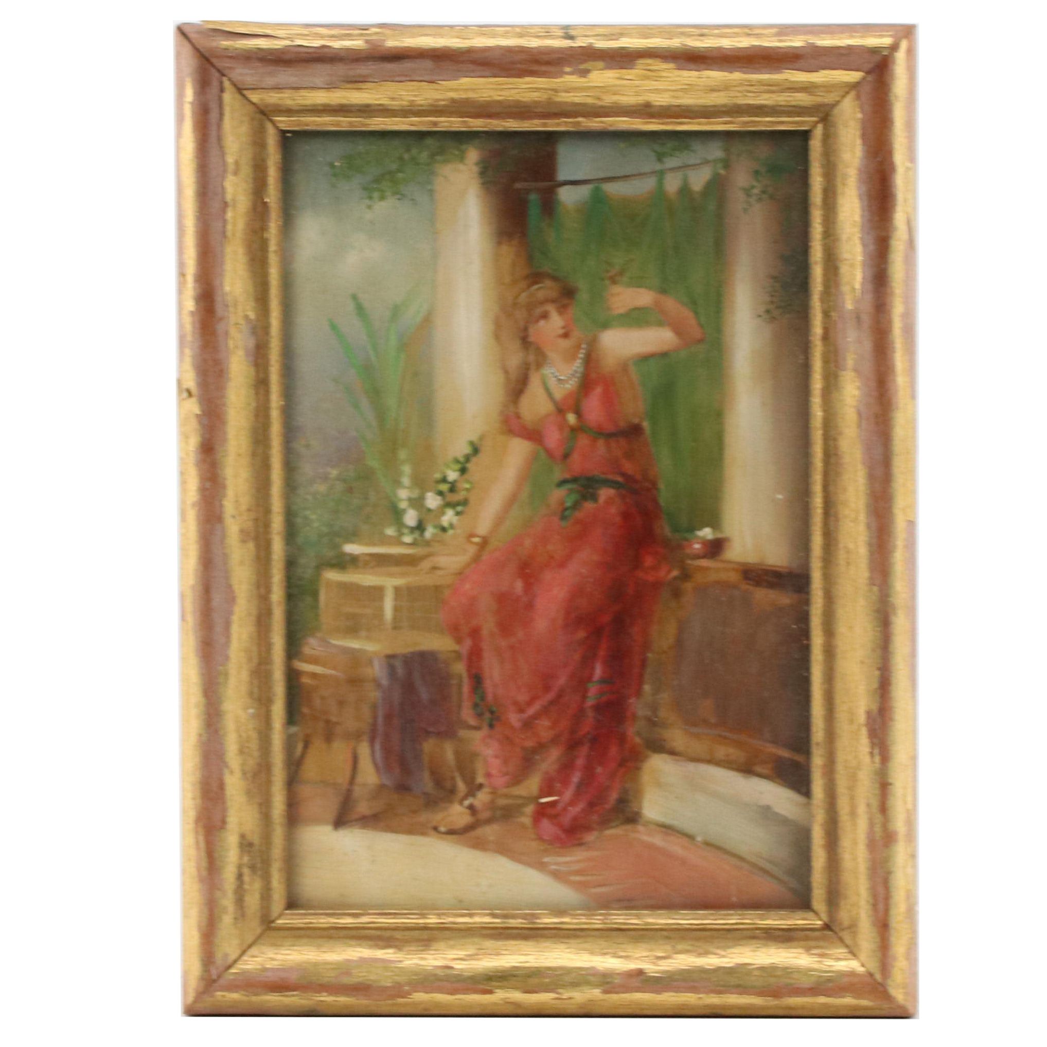 Oil Painting of a Classical Woman