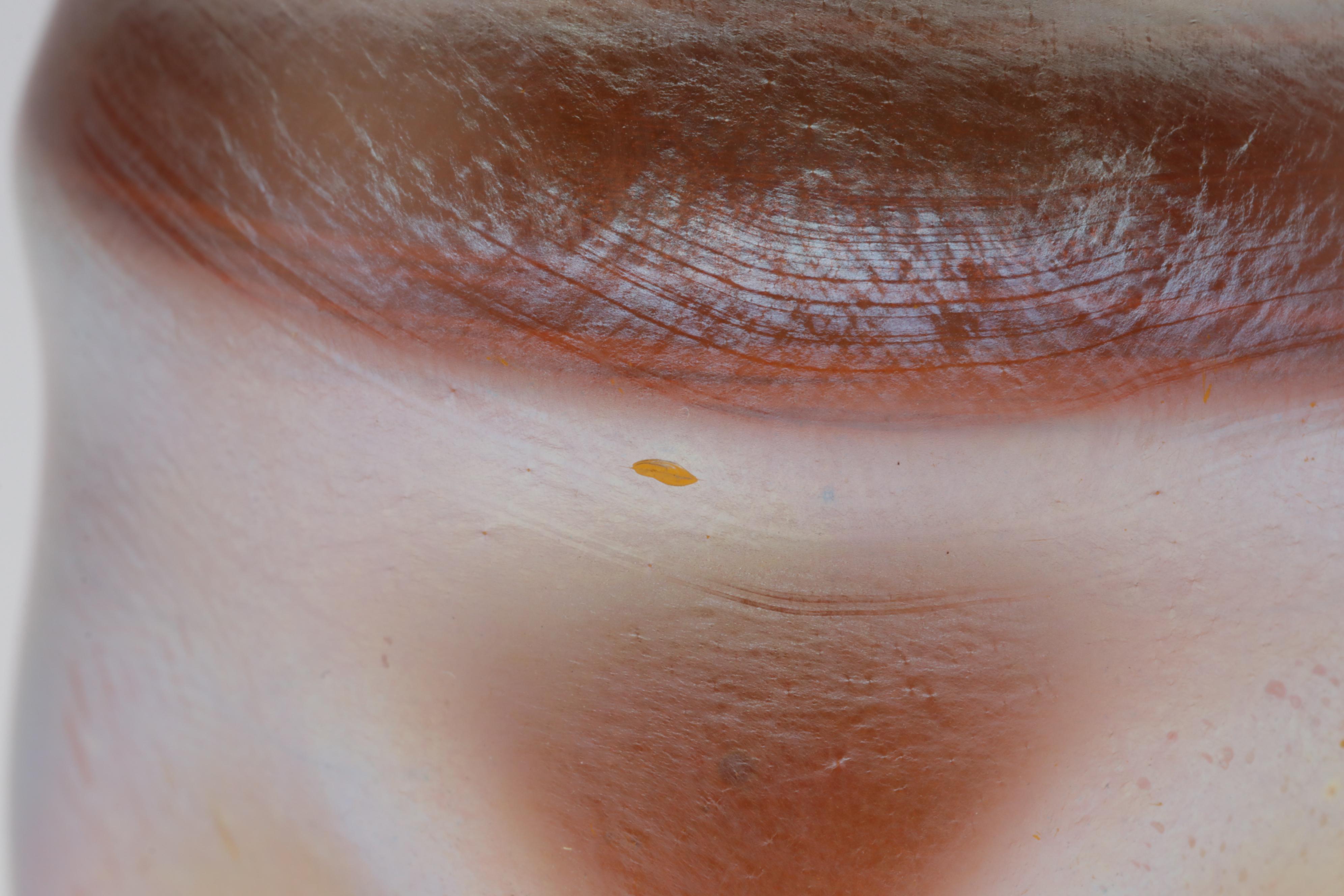 Louis Comfort Tiffany Favrile Glass Dimpled Cordial, Late 19th/Early 20th C.