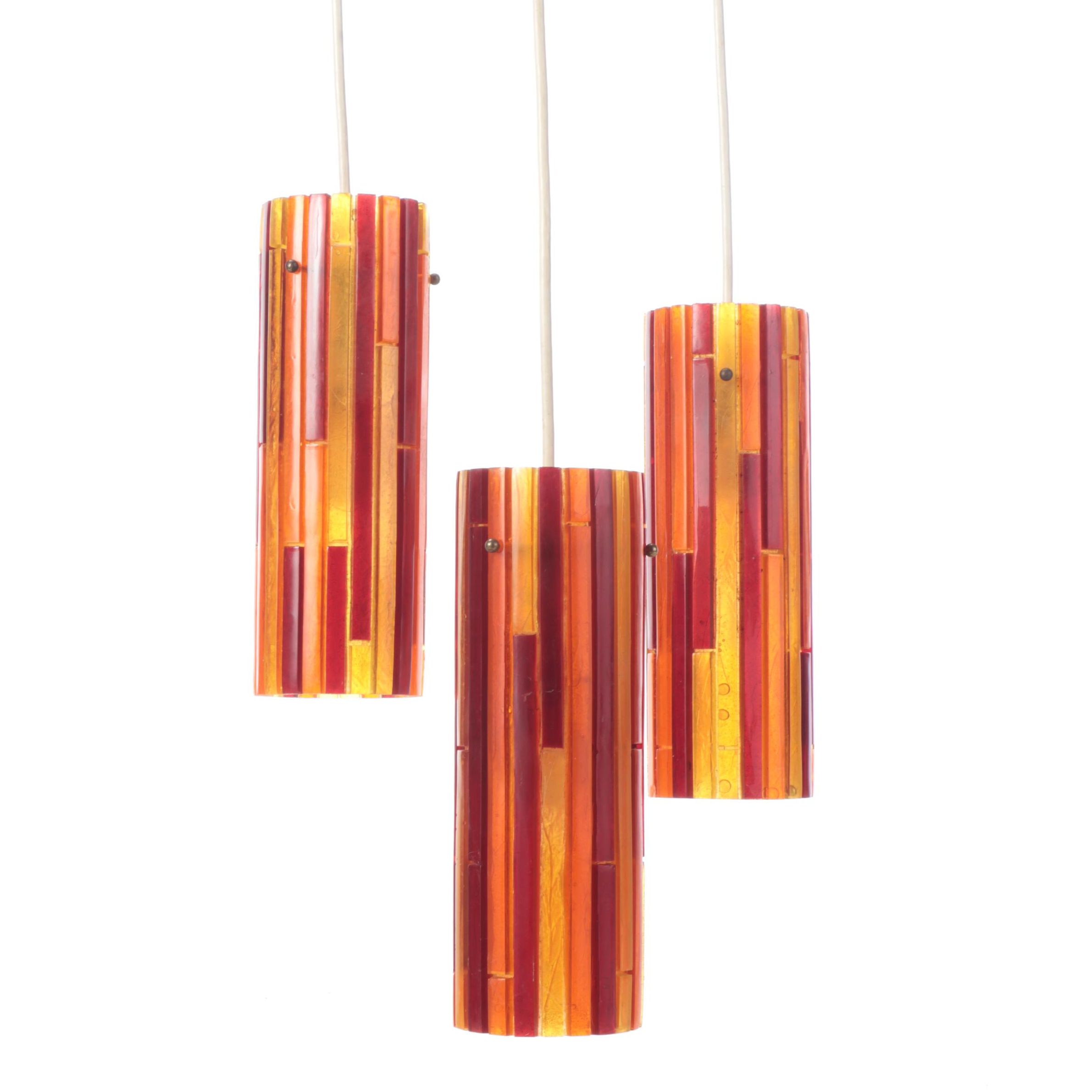 Thomas Industries Moe Light "Fiesta" Acrylic Pendant Lights