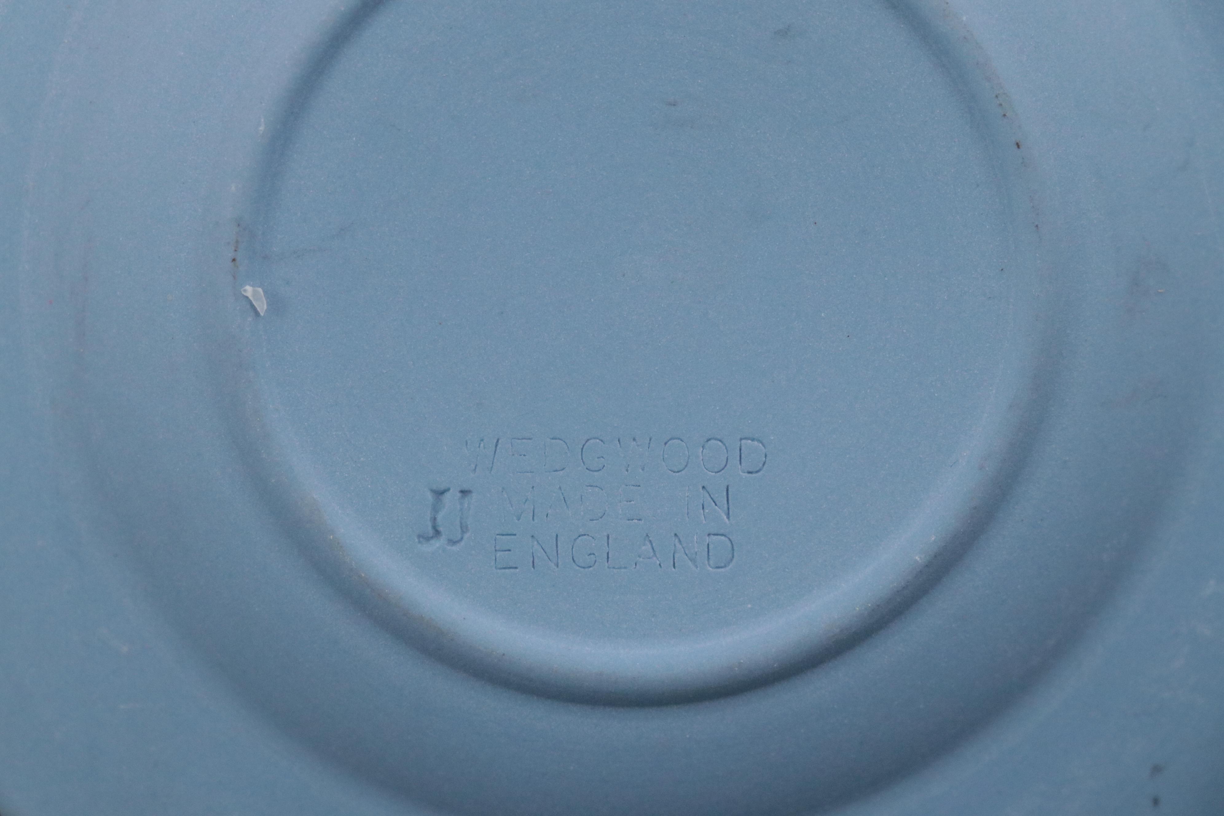 Wedgwood Jasperware and Queen's Ware Collection with Silver Plate Bowl