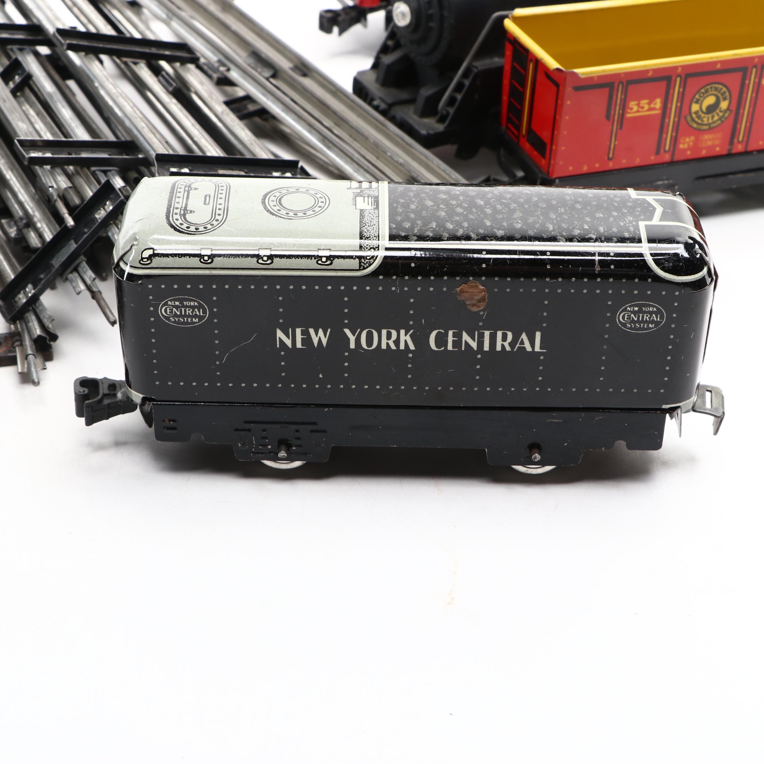Louis Marx Stream Line Steam Type Electrical Tin Litho Train Set in Original Box