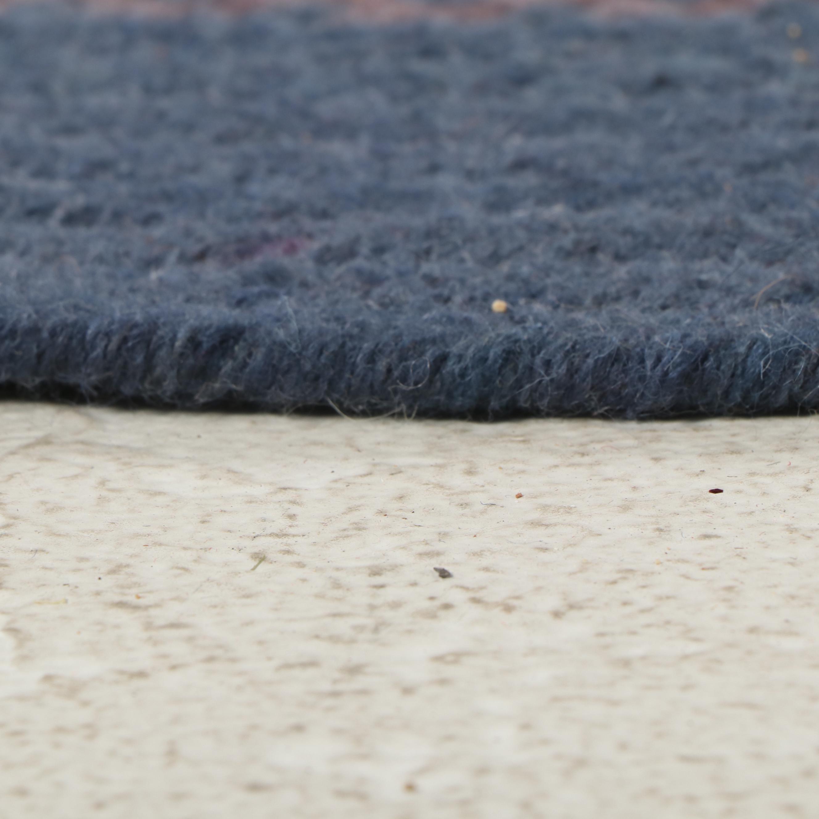 7'5 x 9'4 Oval Handmade Braided Area Rug