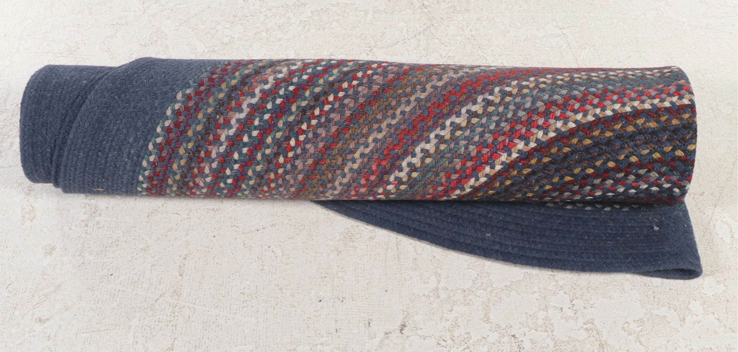 7'5 x 9'4 Oval Handmade Braided Area Rug