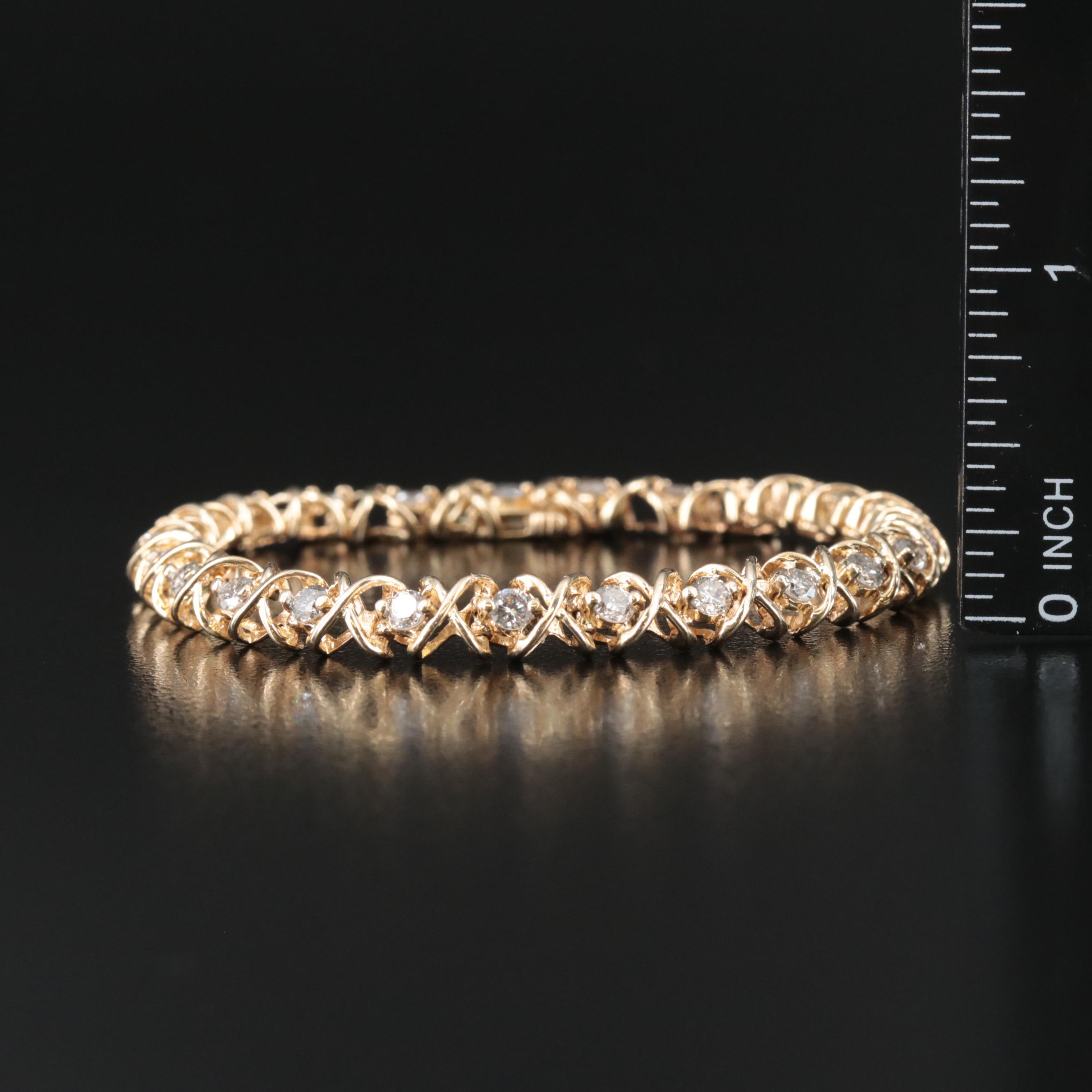 14K 3.00 CTW Diamond Bracelet