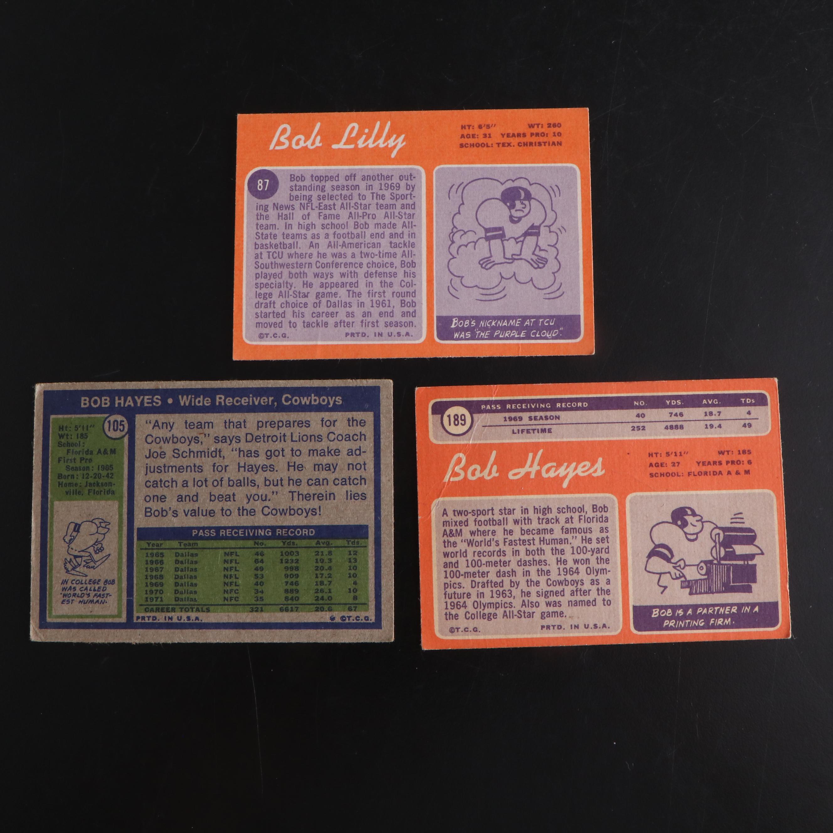 Topps Baseball and Football Cards Featuring Jack Youngblood, Phil Niekro, More