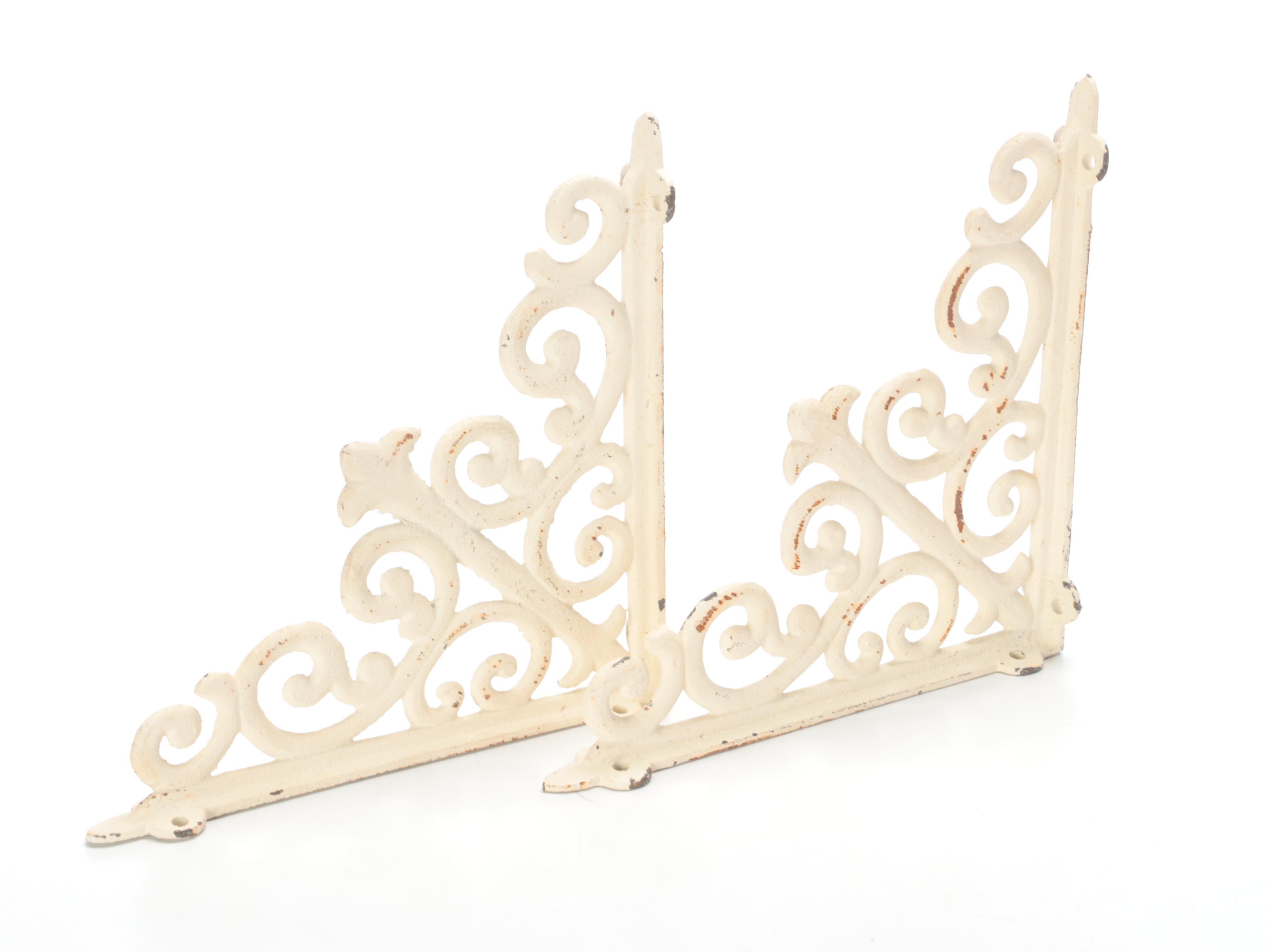 Painted Metal Kitchen Stool with Other Decor, Mid to Late 20th Century