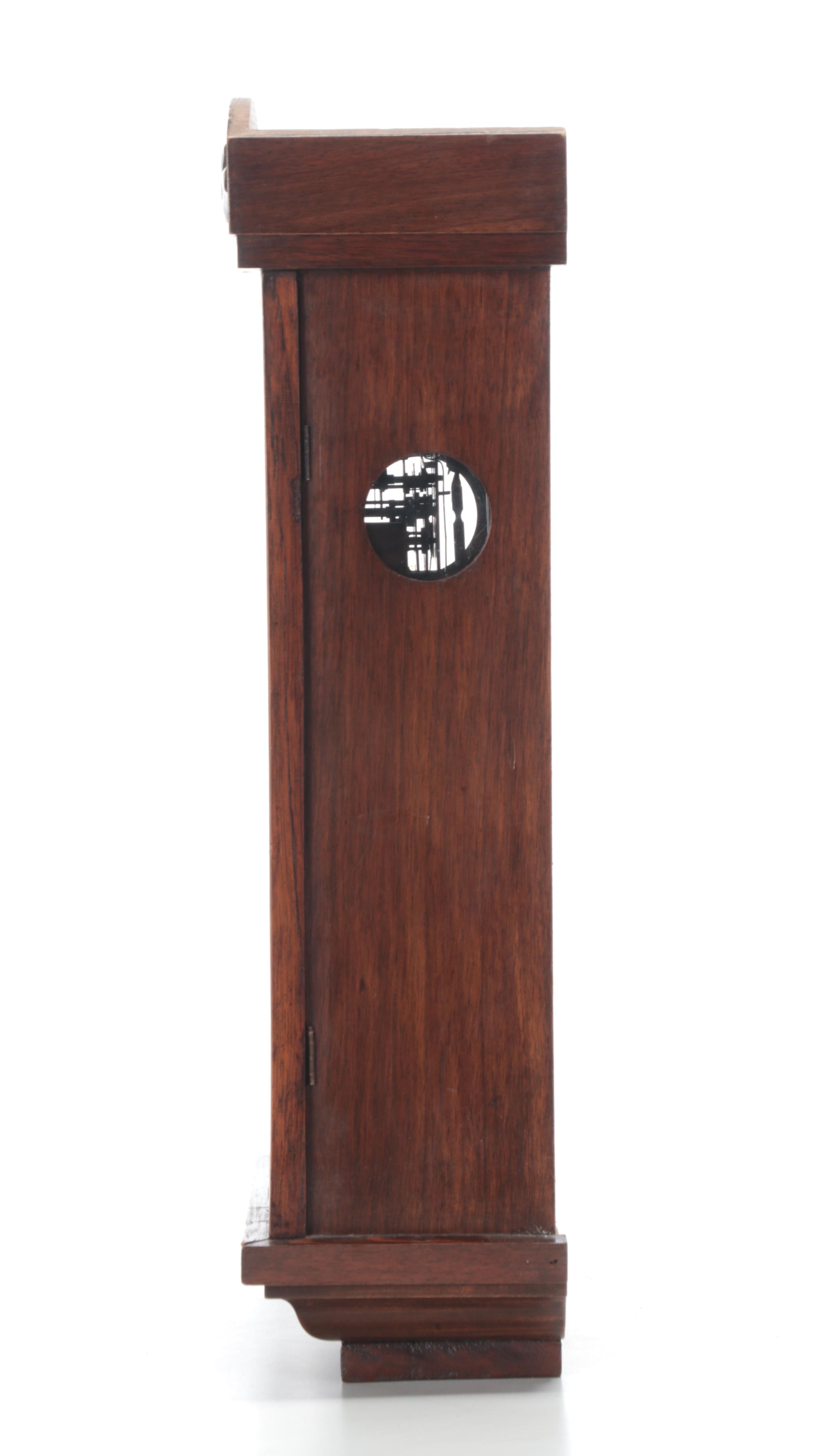 Junghans German Wooden Pendulum Wall Clock, Early 20th Century