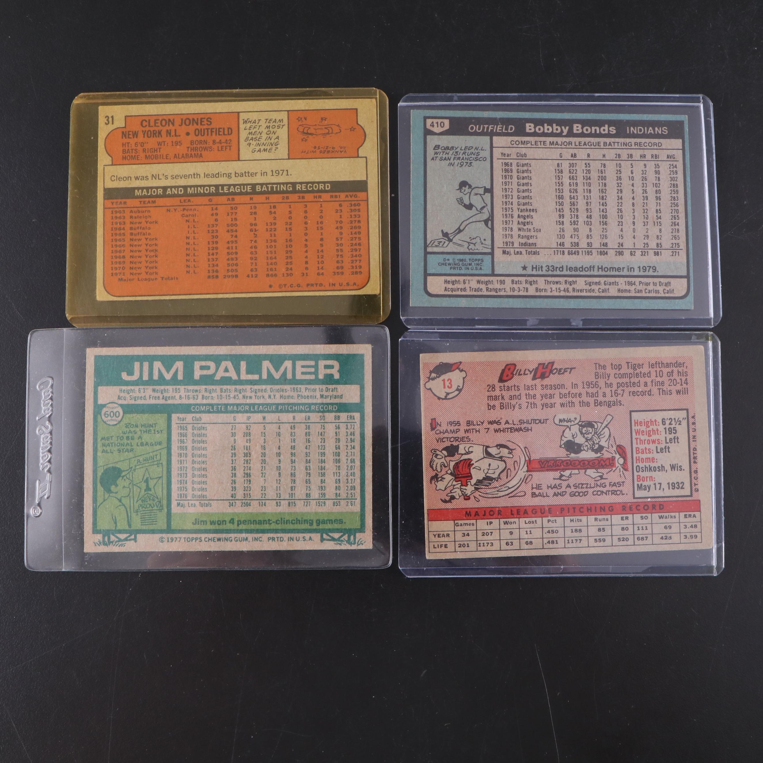 Topps with Other Sports Cards Featuring Billy Ripken Error Rookie and More