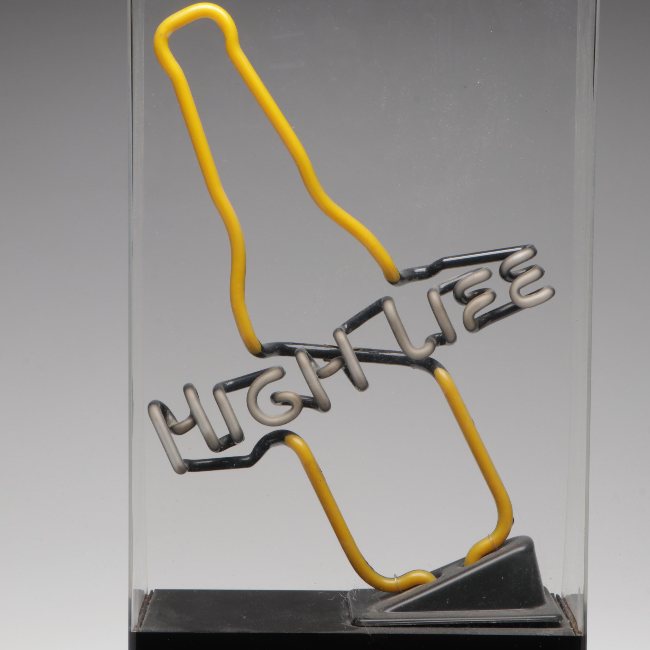 Miller High Life Neon Sign, Contemporary